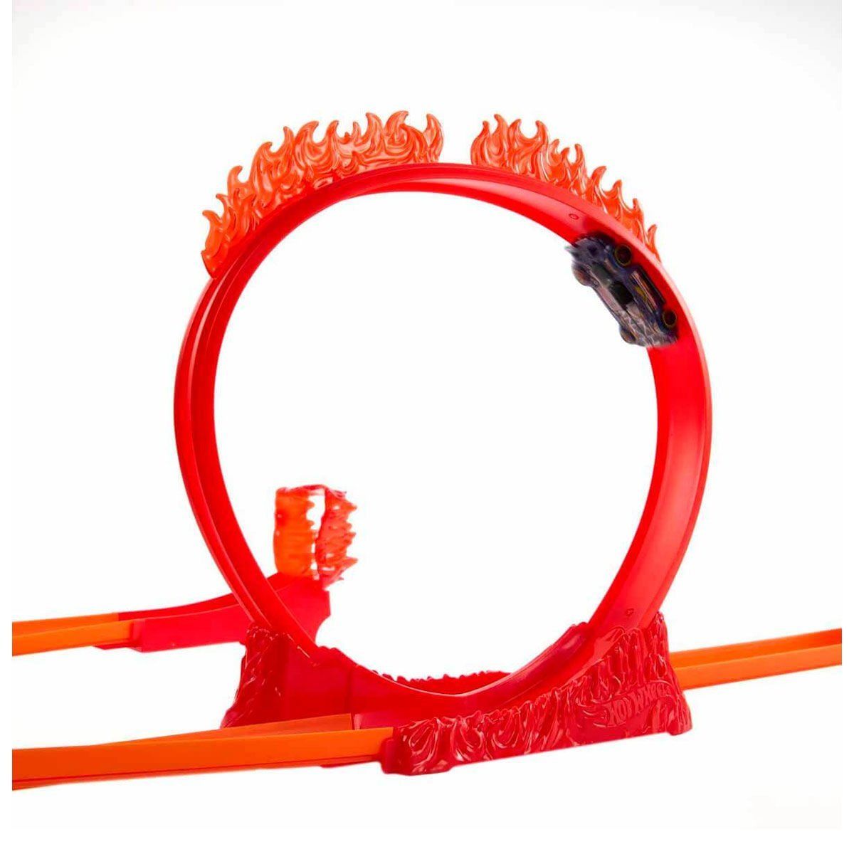 Hot Wheels-Track Builder Alev Temalı Akrobasi Seti-Oyuncak Arabalar ve Setleri-3-Milagron.com