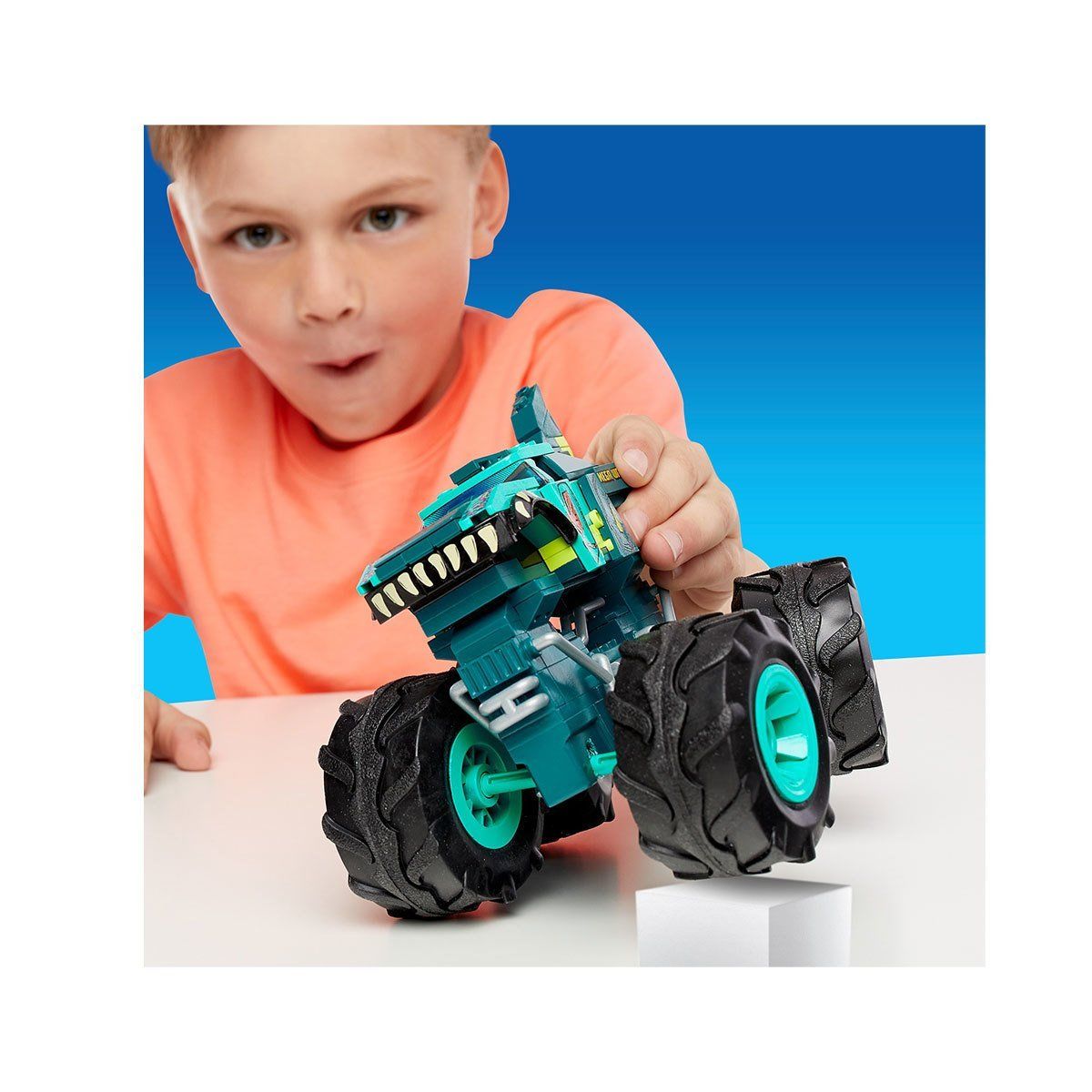 Hot Wheels-Wrex Monster Truck 187 Parça +5 Yaş-Oyuncak Arabalar ve Setleri-4-Milagron.com