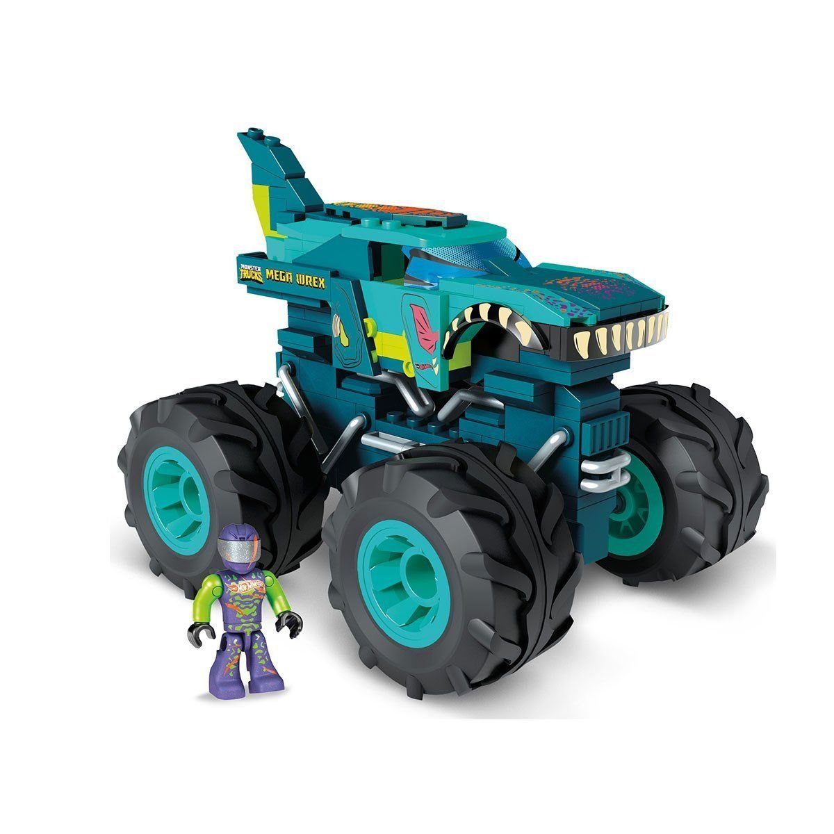 Hot Wheels-Wrex Monster Truck 187 Parça +5 Yaş-Oyuncak Arabalar ve Setleri-5-Milagron.com