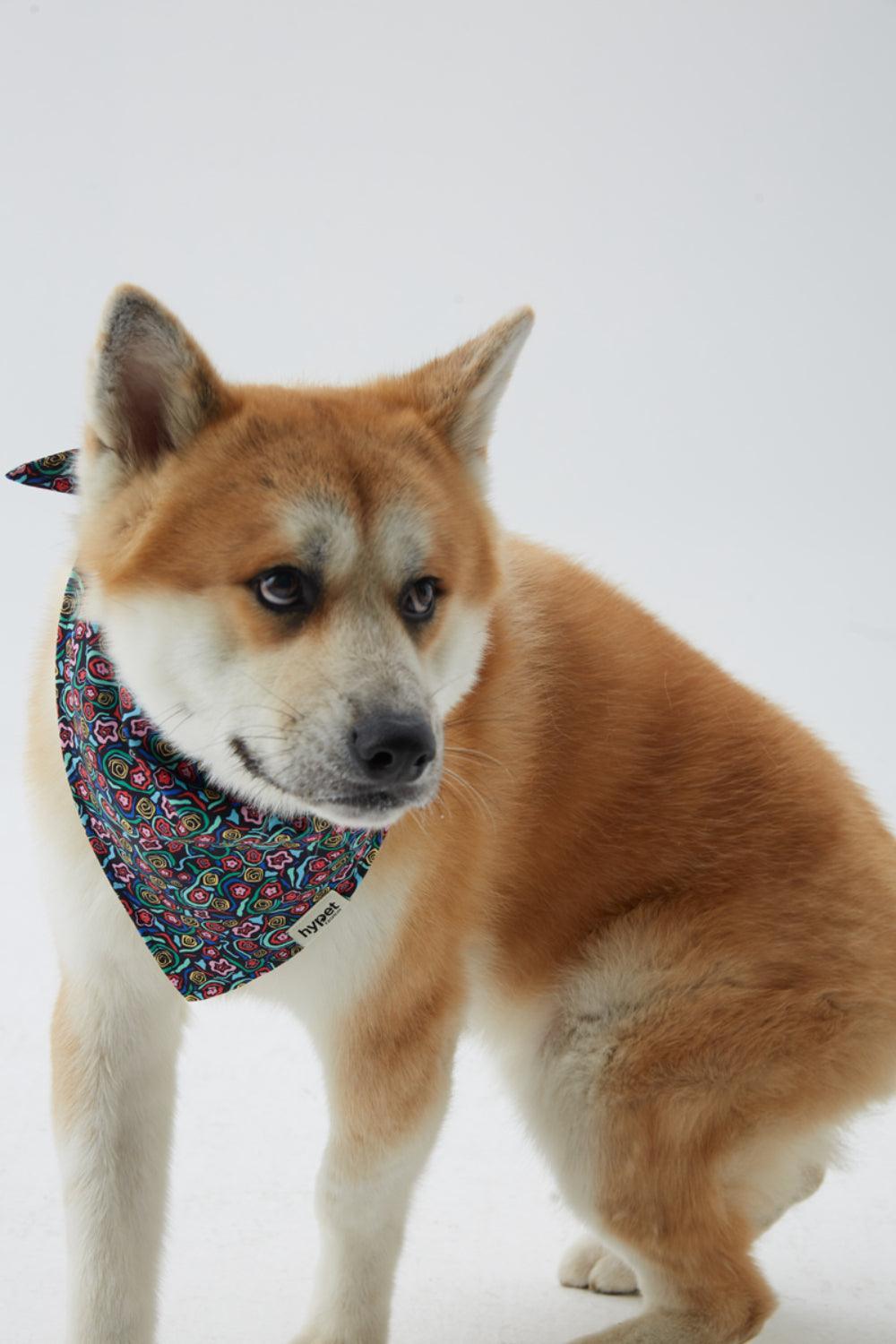 Hypet Fashion-Abstract Flowers Bandana-Köpek-3-Milagron.com