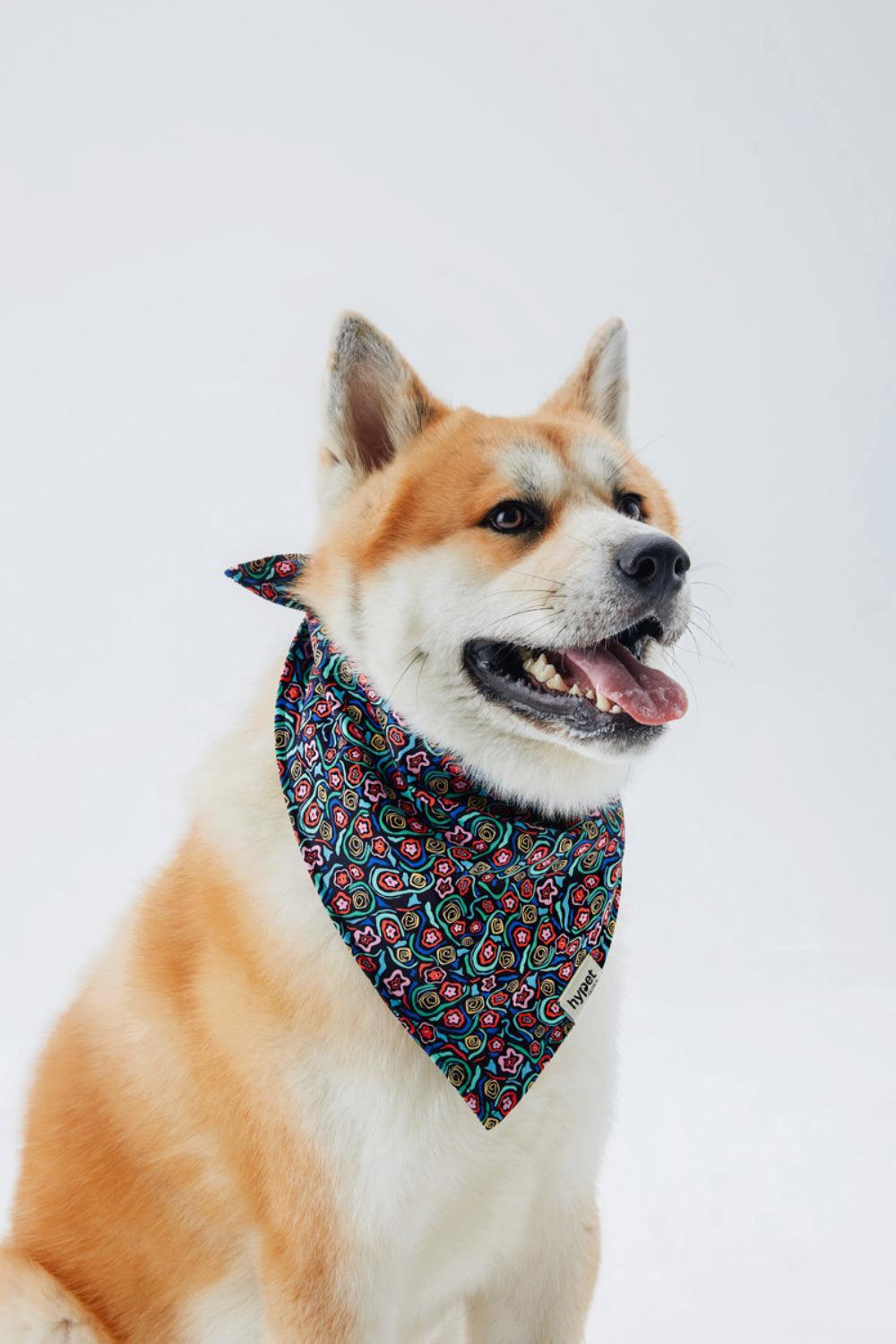 Hypet Fashion-Abstract Flowers Bandana-Köpek-4-Milagron.com