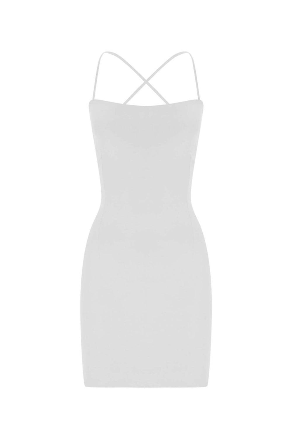 Iquoniq-Garnet In White-Elbise-1-Milagron.com