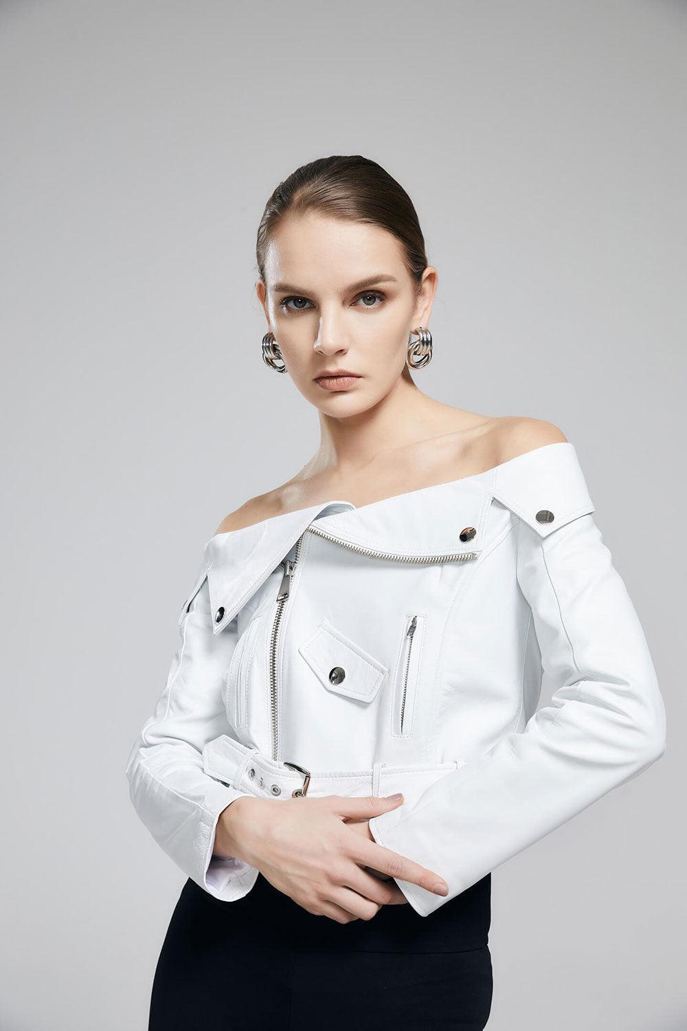 Iquoniq-Onyx Jacket In White-Deri Mont-1-Milagron.com