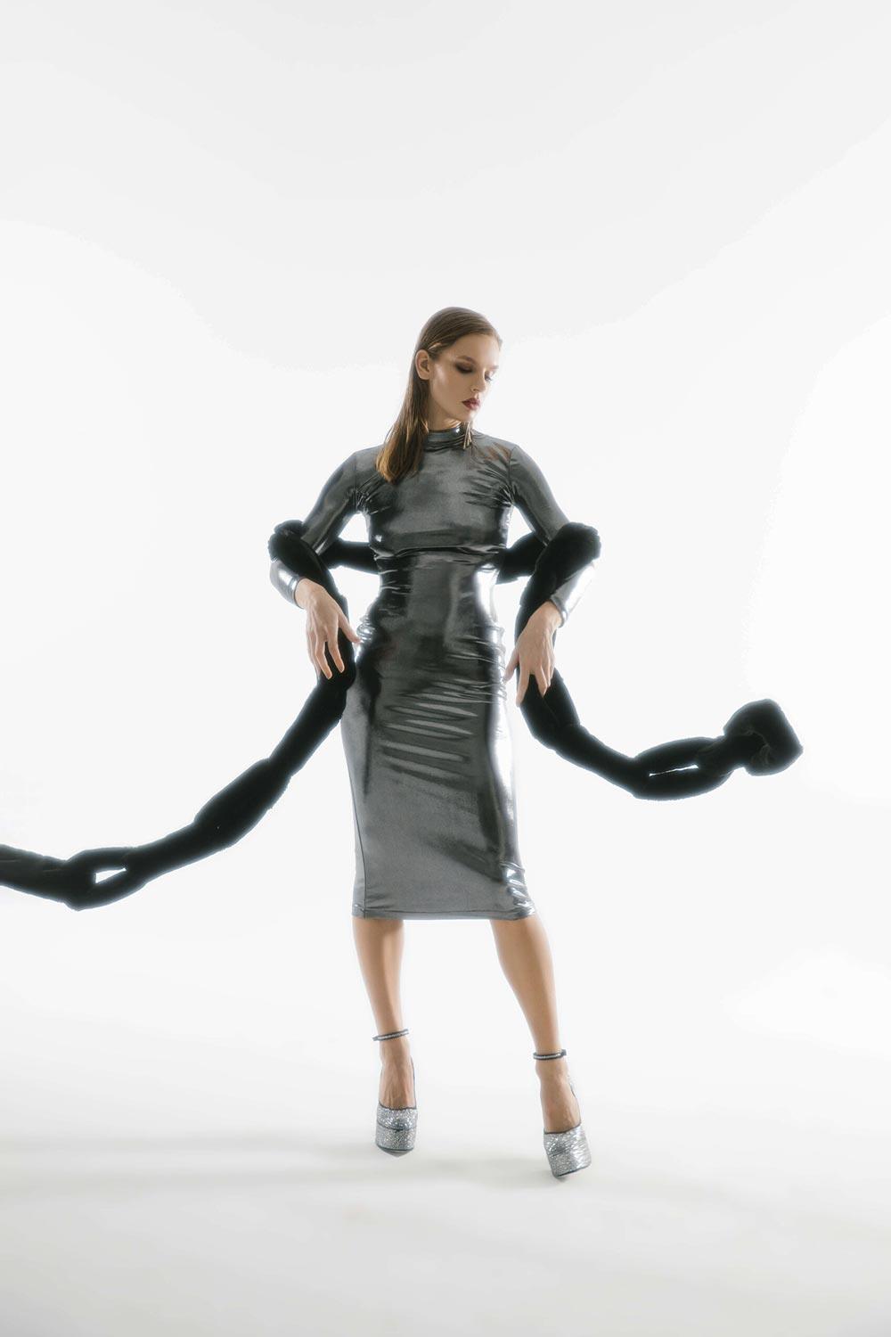 Iquoniq-Sirius Dress-Elbise-1-Milagron.com