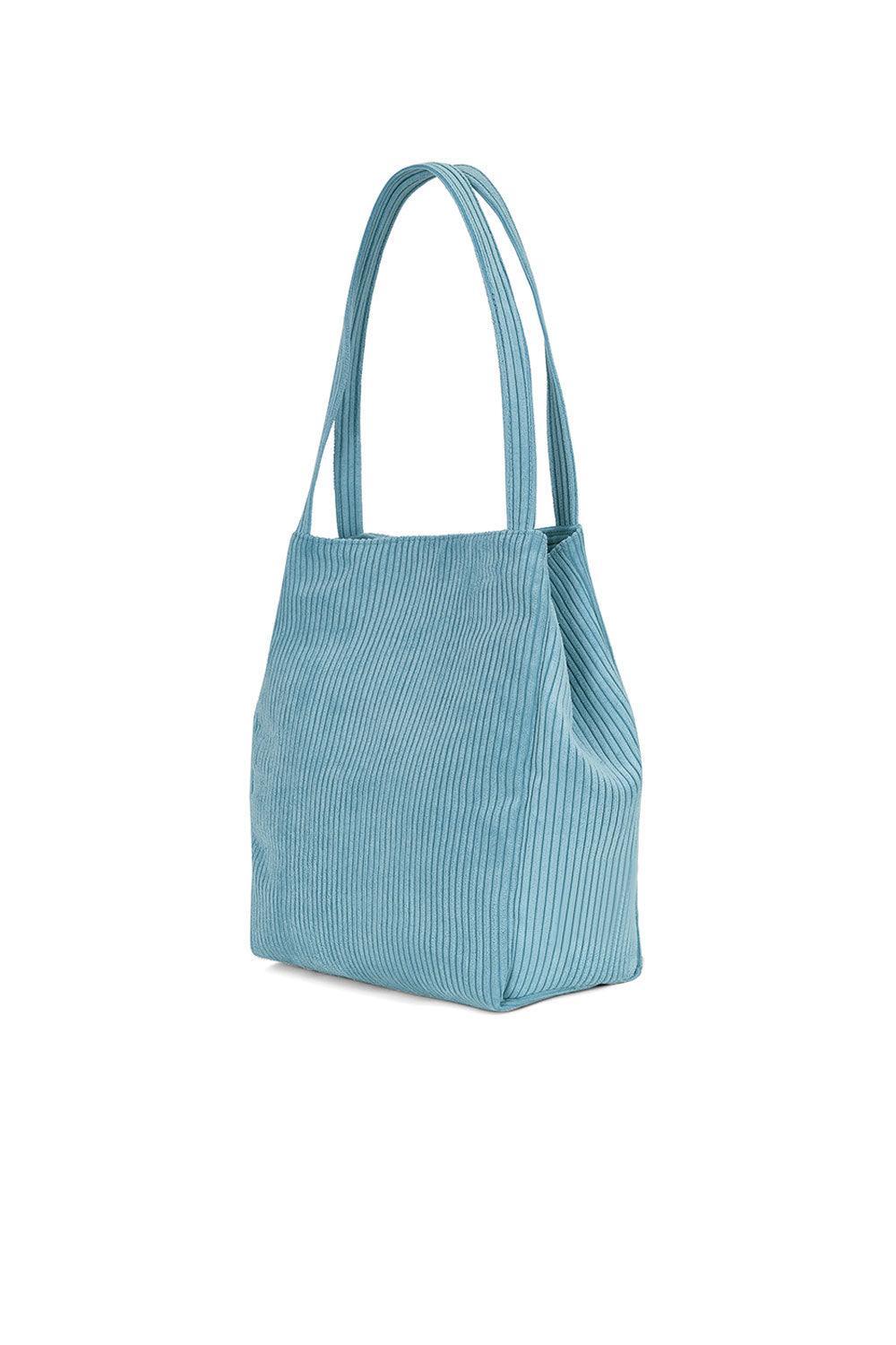 Isolated People-Aqua Women's Bucket Shoulder Bag-Omuz Çantası-2-Milagron.com