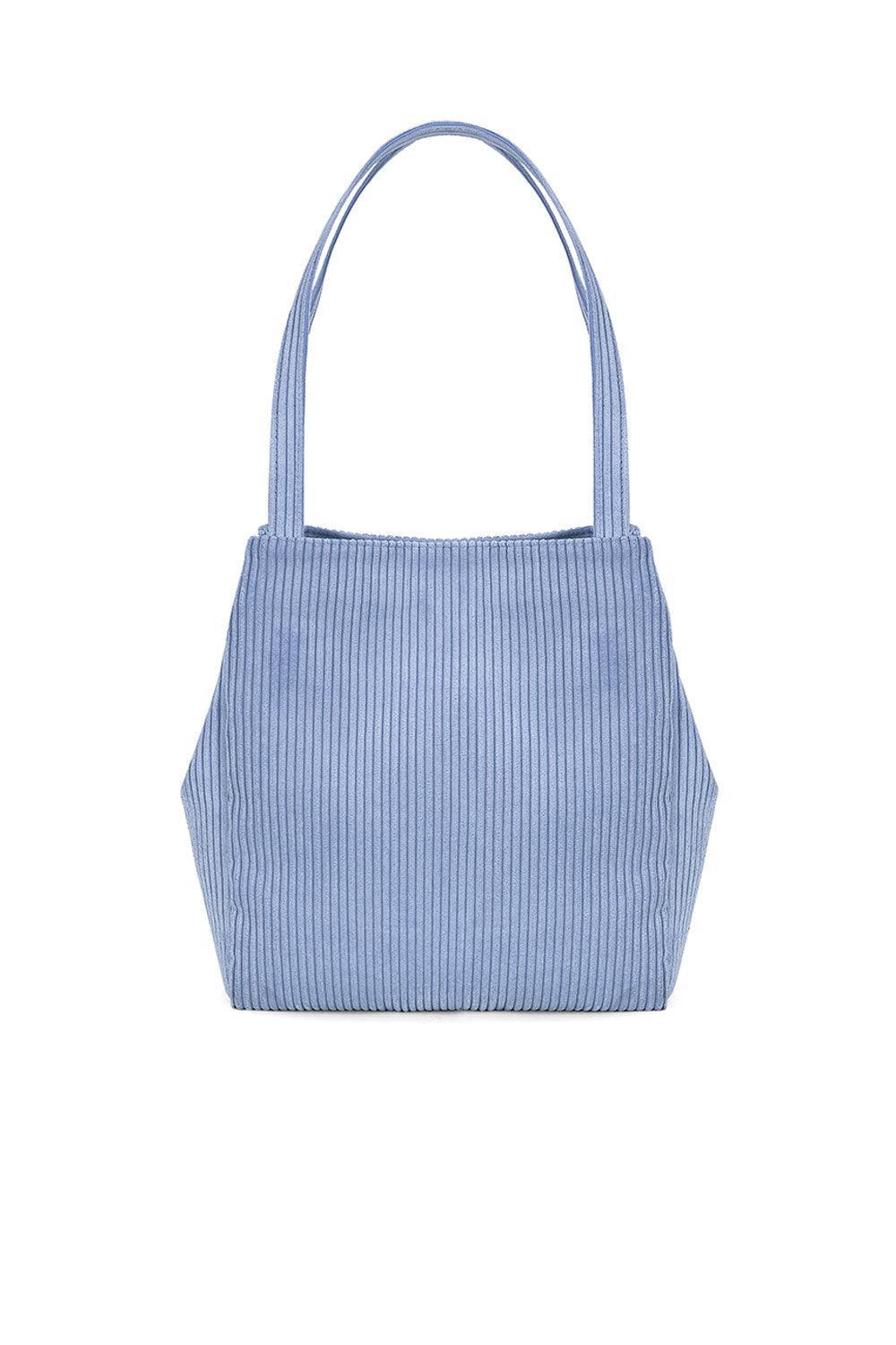 Isolated People-Cloud Blue Women's Bucket Shoulder Bag-Omuz Çantası-1-Milagron.com