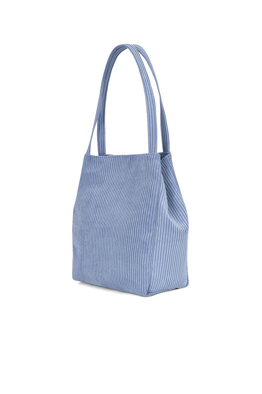 Isolated People-Cloud Blue Women's Bucket Shoulder Bag-Omuz Çantası-2-Milagron.com
