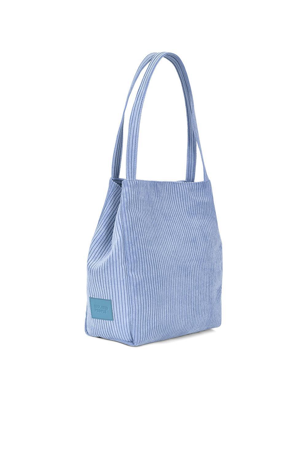 Isolated People-Cloud Blue Women's Bucket Shoulder Bag-Omuz Çantası-4-Milagron.com