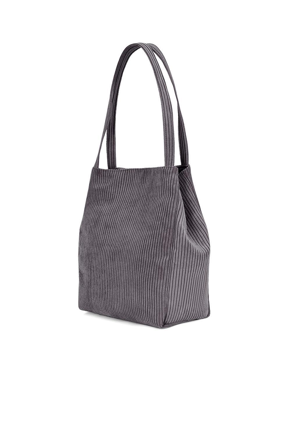 Isolated People-Gray Women's Bucket Shoulder Bag-Omuz Çantası-2-Milagron.com
