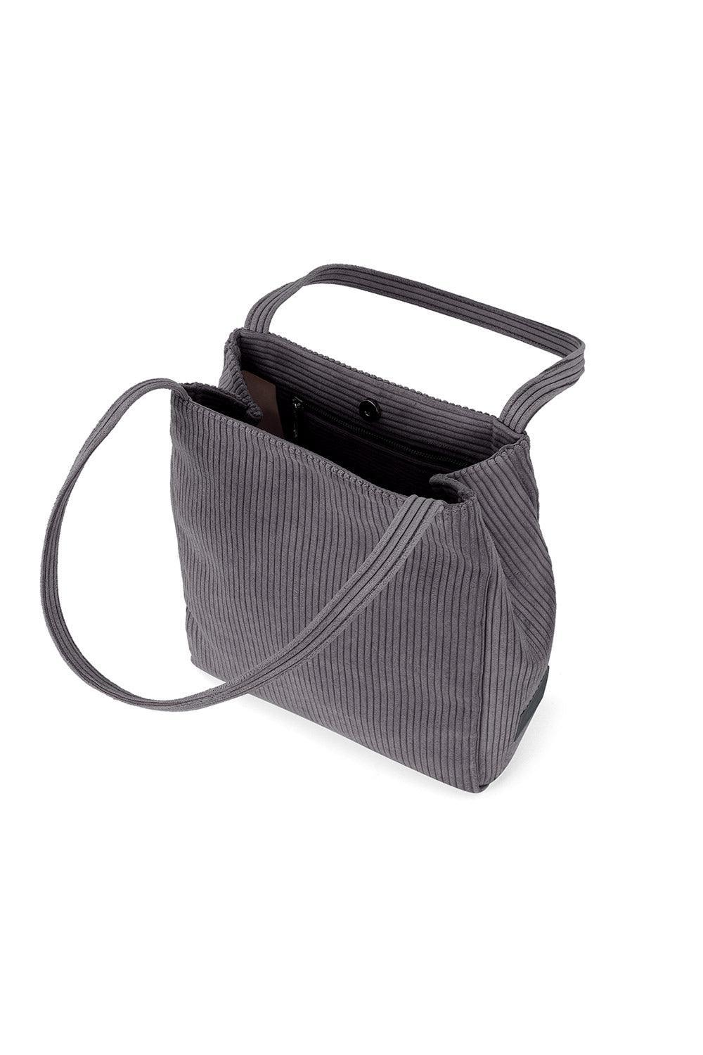 Isolated People-Gray Women's Bucket Shoulder Bag-Omuz Çantası-3-Milagron.com