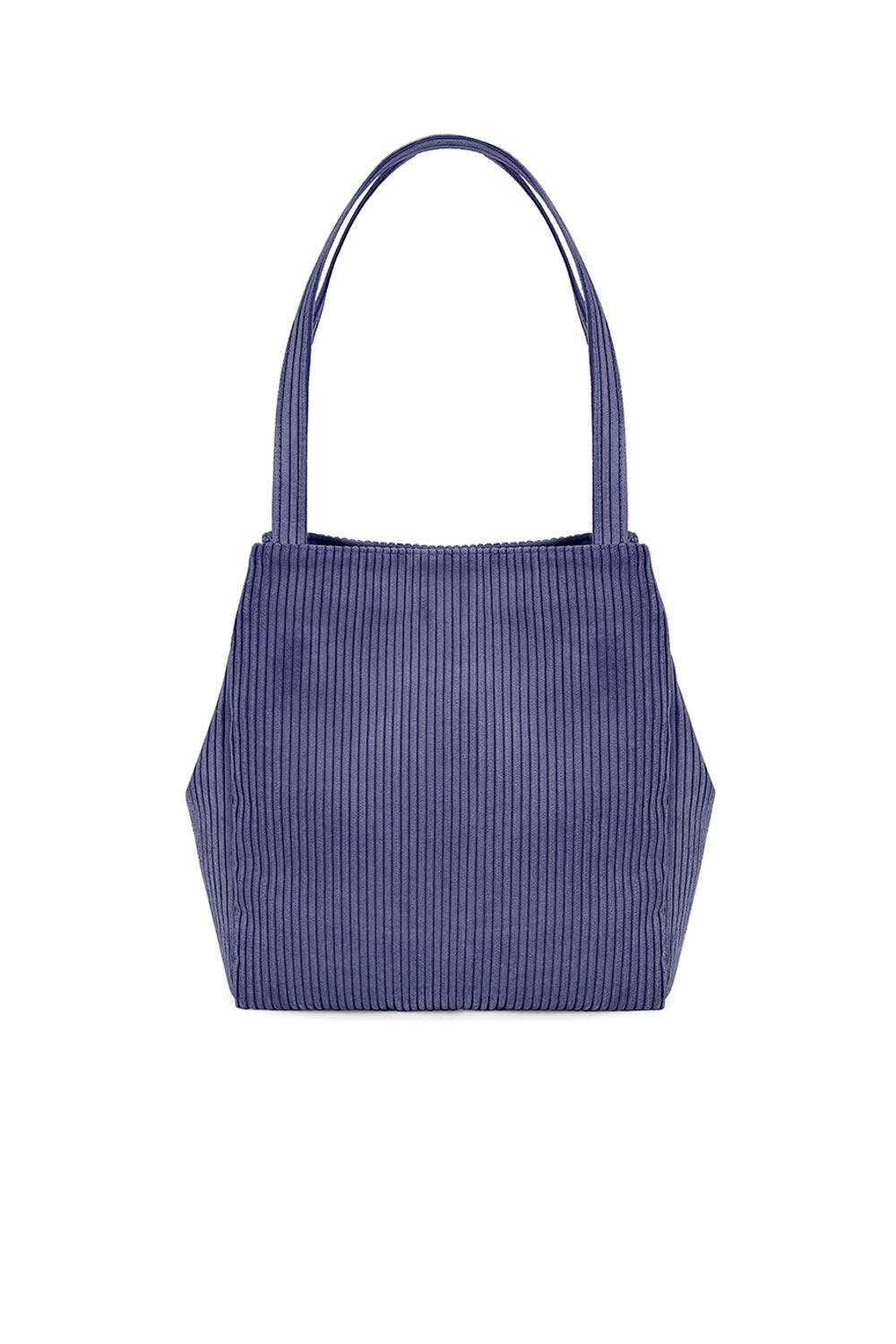 Isolated People-Indigo Blue Women's Bucket Shoulder Bag-Omuz Çantası-1-Milagron.com
