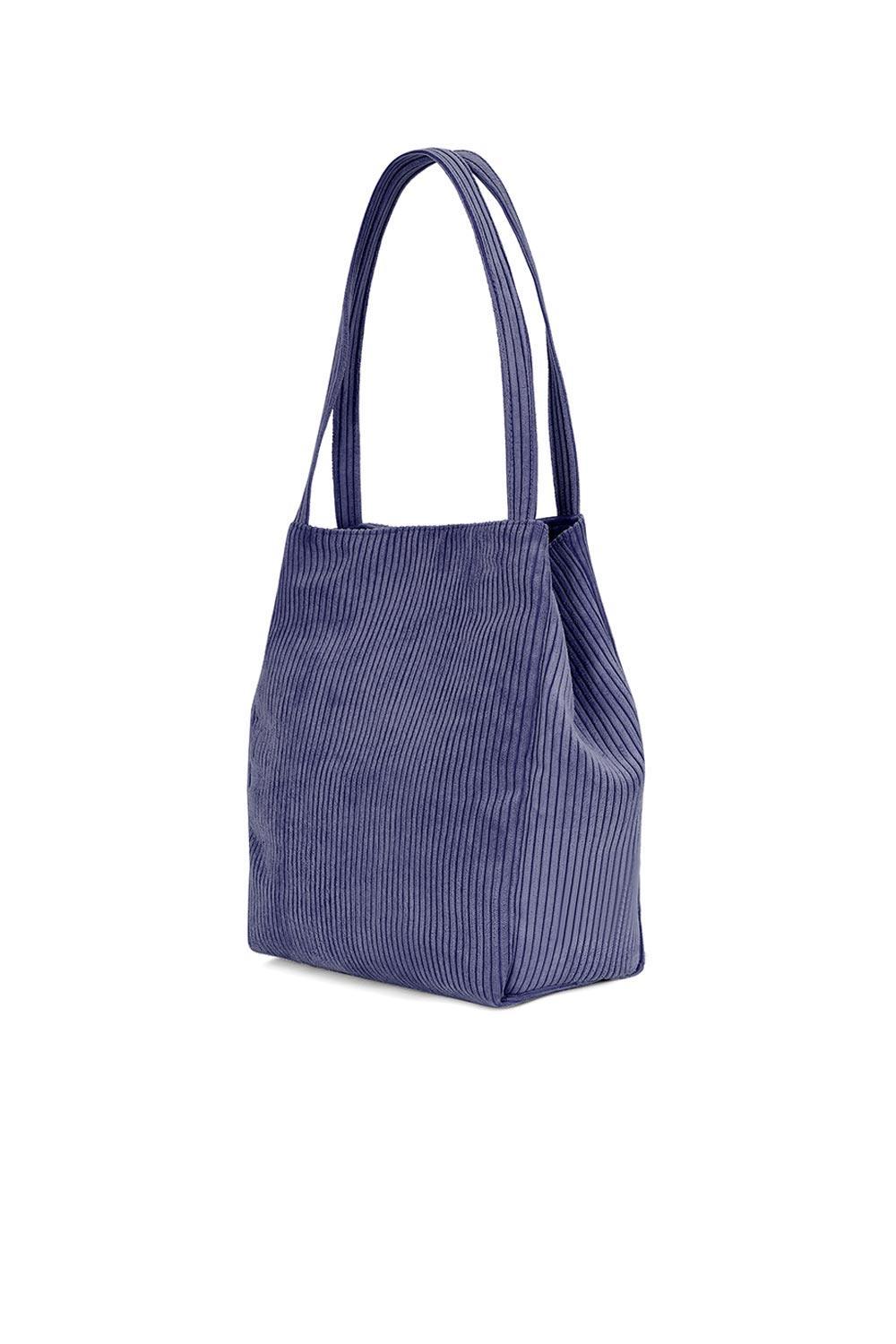 Isolated People-Indigo Blue Women's Bucket Shoulder Bag-Omuz Çantası-2-Milagron.com