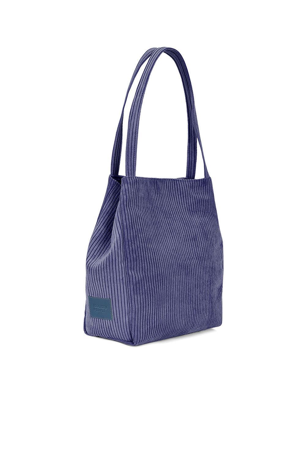 Isolated People-Indigo Blue Women's Bucket Shoulder Bag-Omuz Çantası-4-Milagron.com
