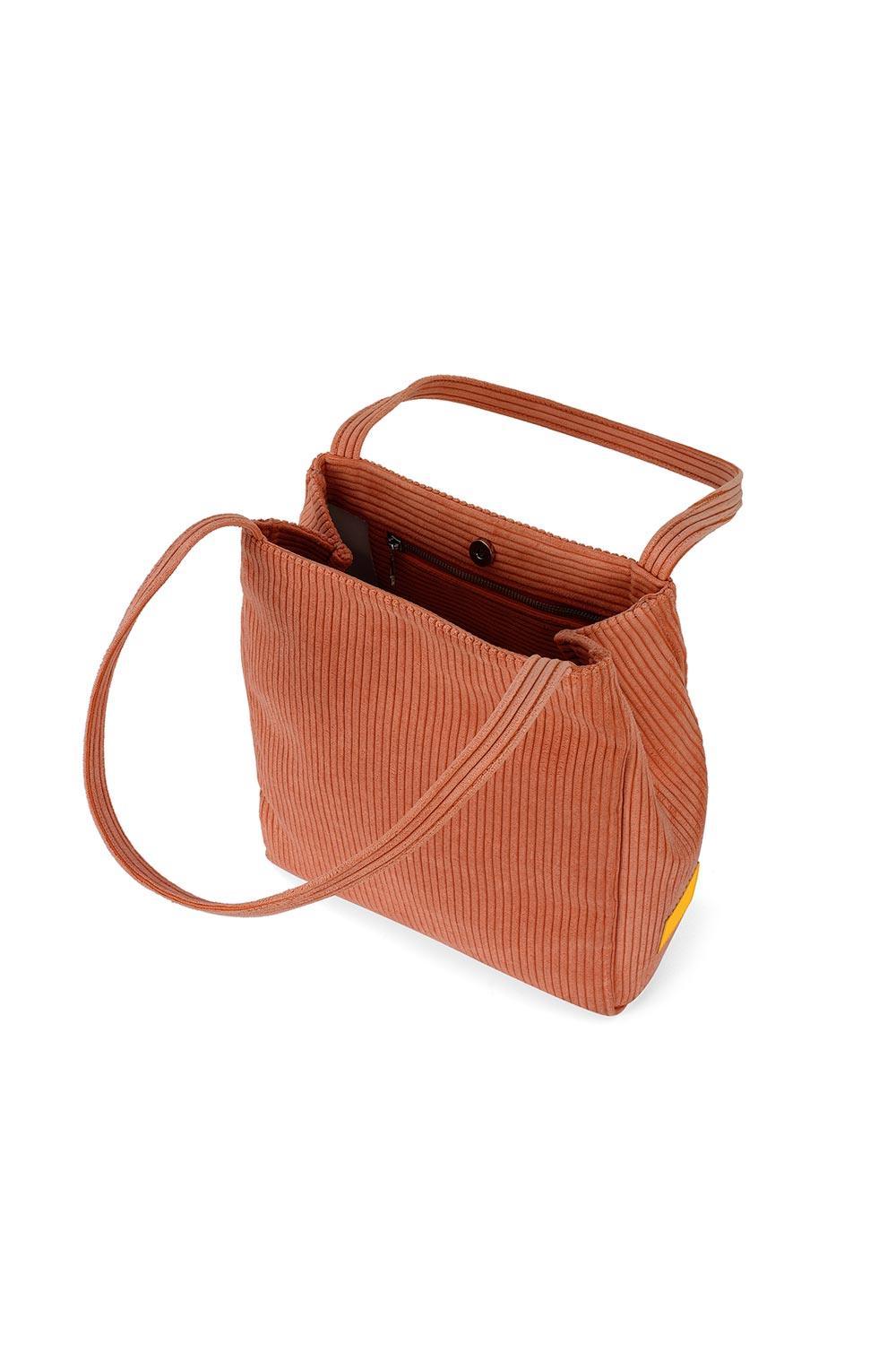 Isolated People-Orange Women's Bucket Shoulder Bag-Omuz Çantası-3-Milagron.com