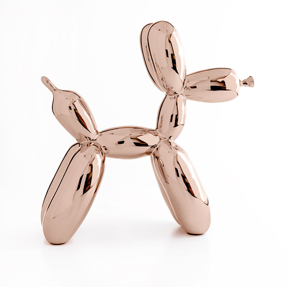 Jeff Koons-Jeff Koons Balloon Dog (Large) Rose Gold-Biblo-3-Milagron.com