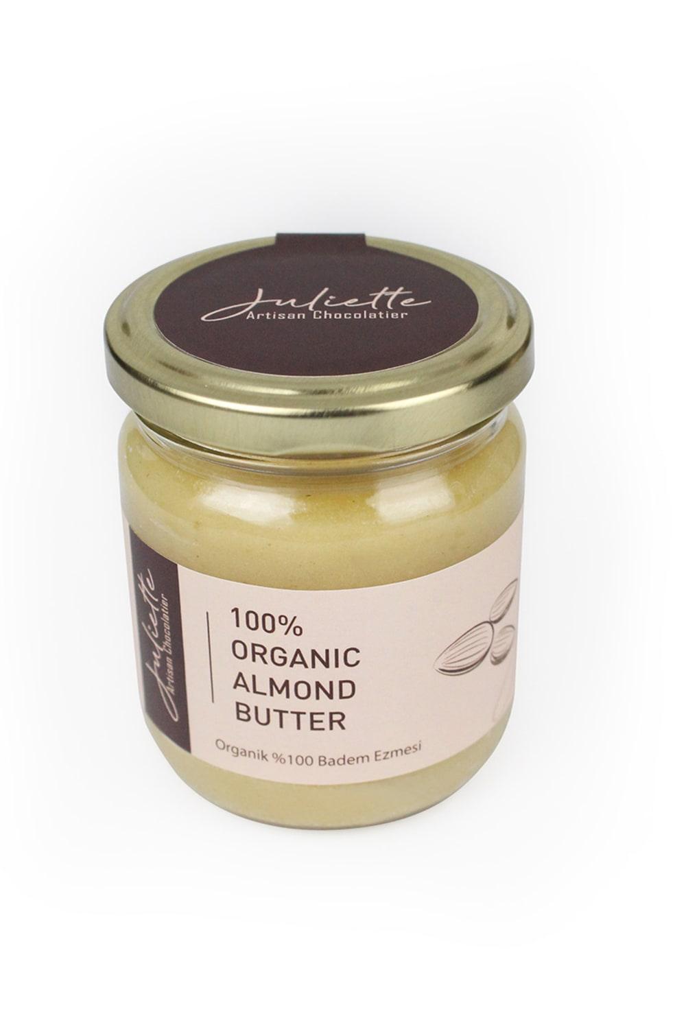 Juliette Artisan Chocolatier-%100 Organik Vegan Badem Ezmesi 150g-Özel Ezme-1-Milagron.com