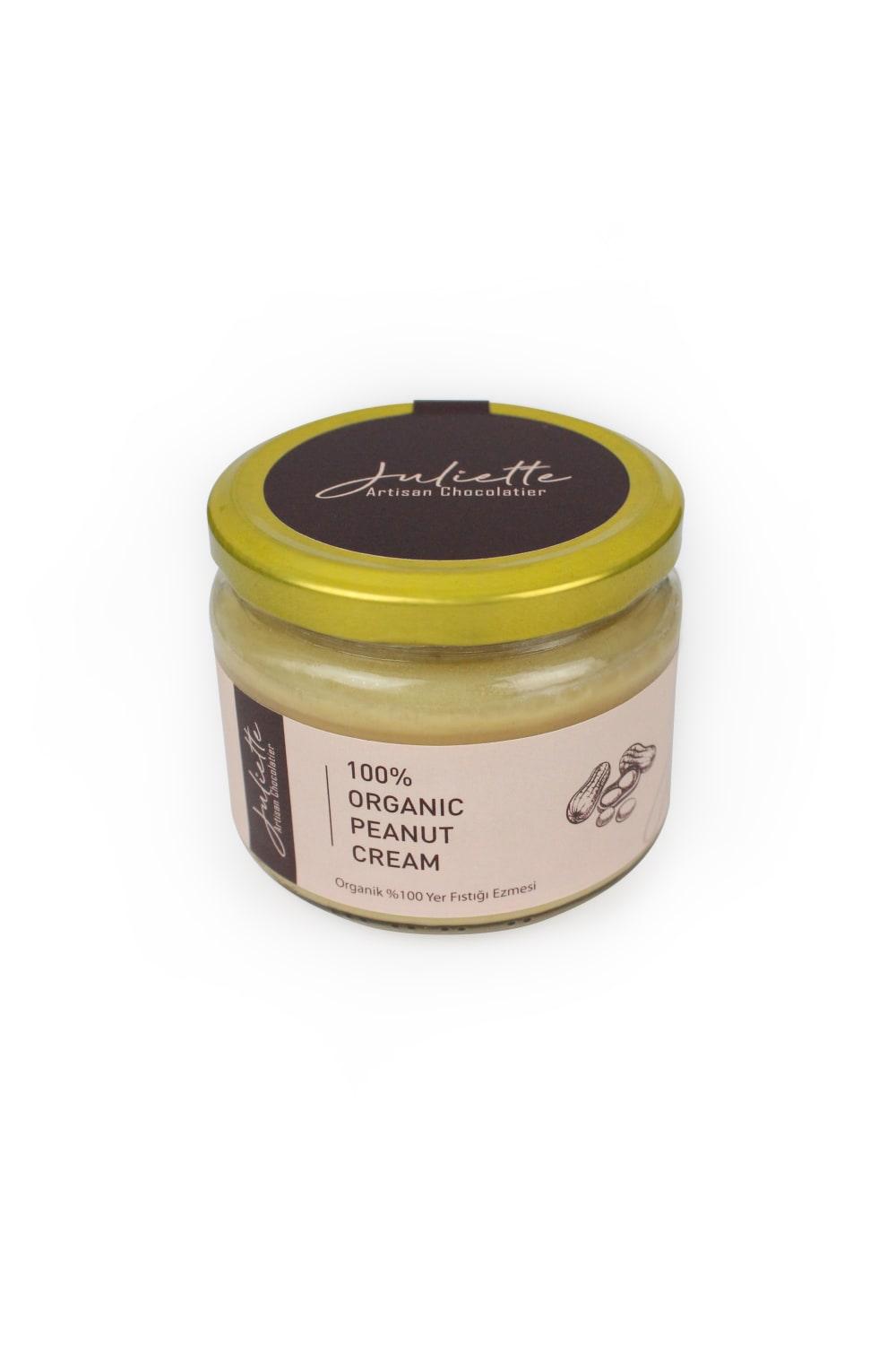 Juliette Artisan Chocolatier-%100 Organik Vegan Yer Fıstığı Ezmesi 250 g.-Özel Ezme-1-Milagron.com