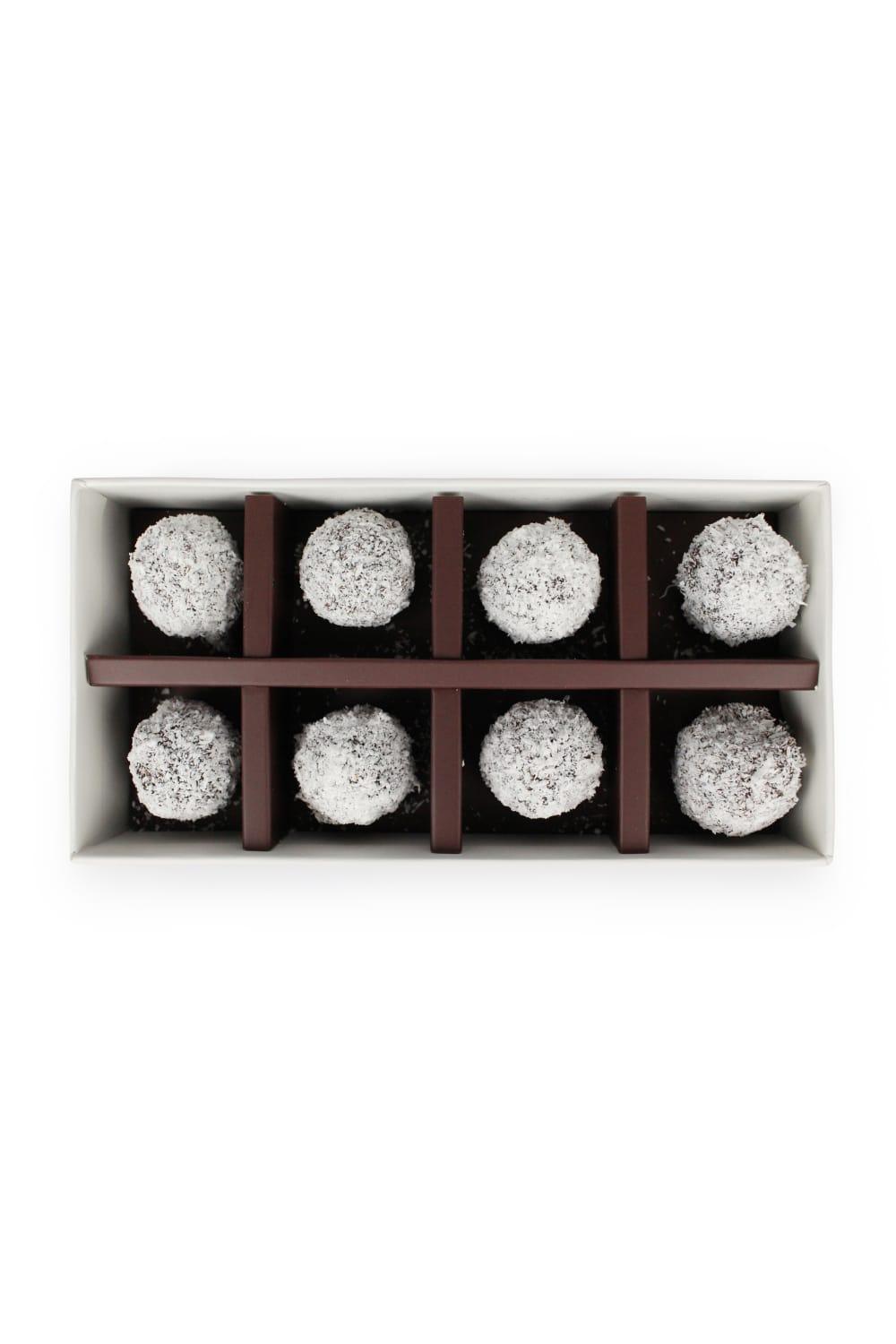 Juliette Artisan Chocolatier-Espresso Dolgulu Bitter Çikolatalı Vegan Truffle 200 g.-Çikolata-2-Milagron.com
