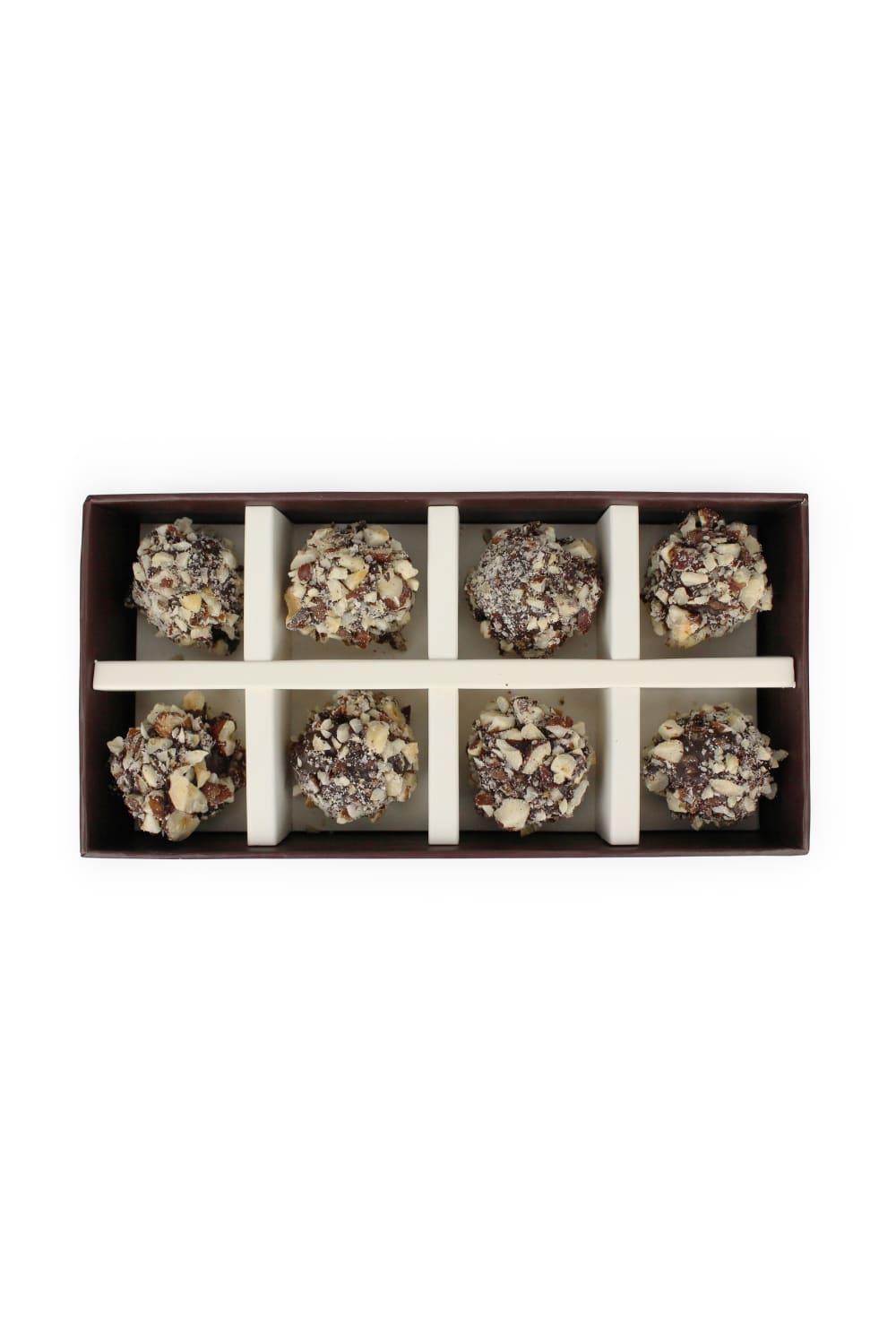 Juliette Artisan Chocolatier-Fındık Dolgulu Bitter Çikolatalı Vegan Truffle 200 g.-Çikolata-2-Milagron.com