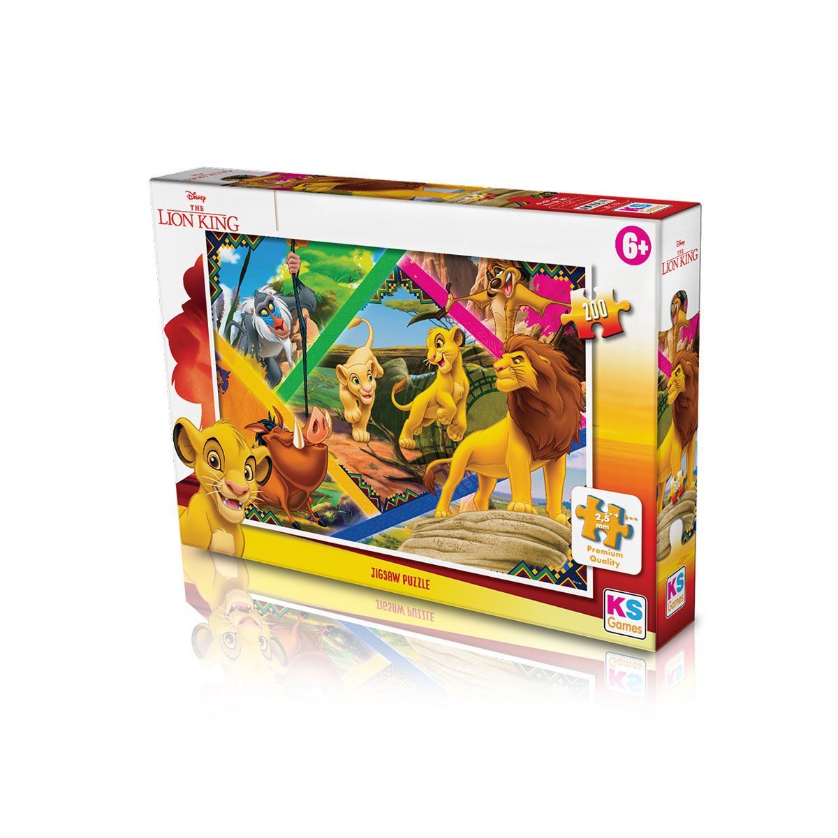 KS Puzzle-Aslan Kral Puzzle 200 Parça-Puzzle-1-Milagron.com