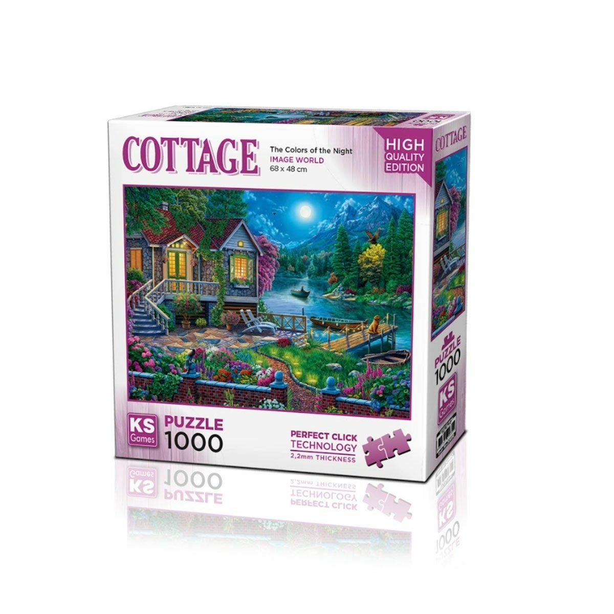 KS Puzzle-Gecenin Renkleri 1000 Parça Puzzle-Puzzle-1-Milagron.com