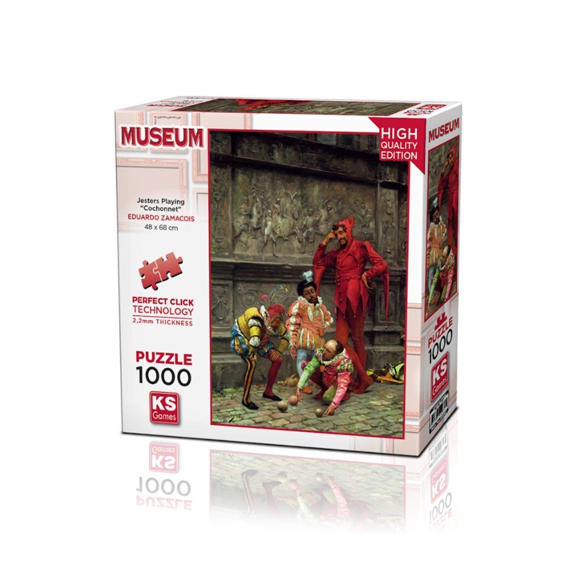 KS Puzzle-Jesters Playing Cochonnet 1000 Parça Puzzle-Puzzle-1-Milagron.com