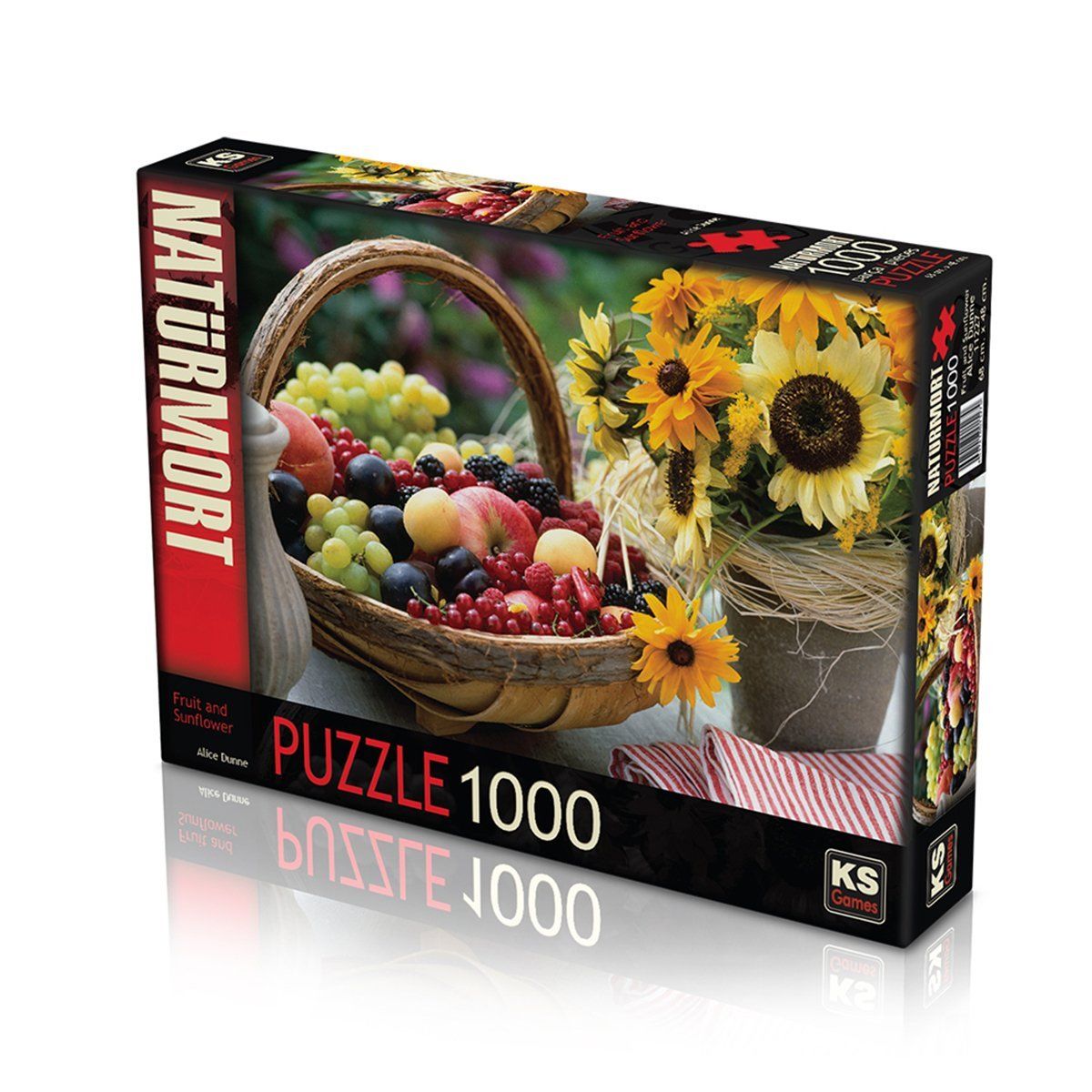 KS Puzzle-Meyve Ve Ayçiçeği 1000 Parça Puzzle-Puzzle-1-Milagron.com