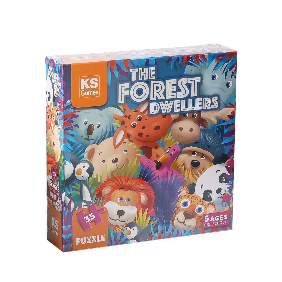 KS Puzzle-The Forest Dwellers 35 Parça Puzzle-Puzzle-1-Milagron.com