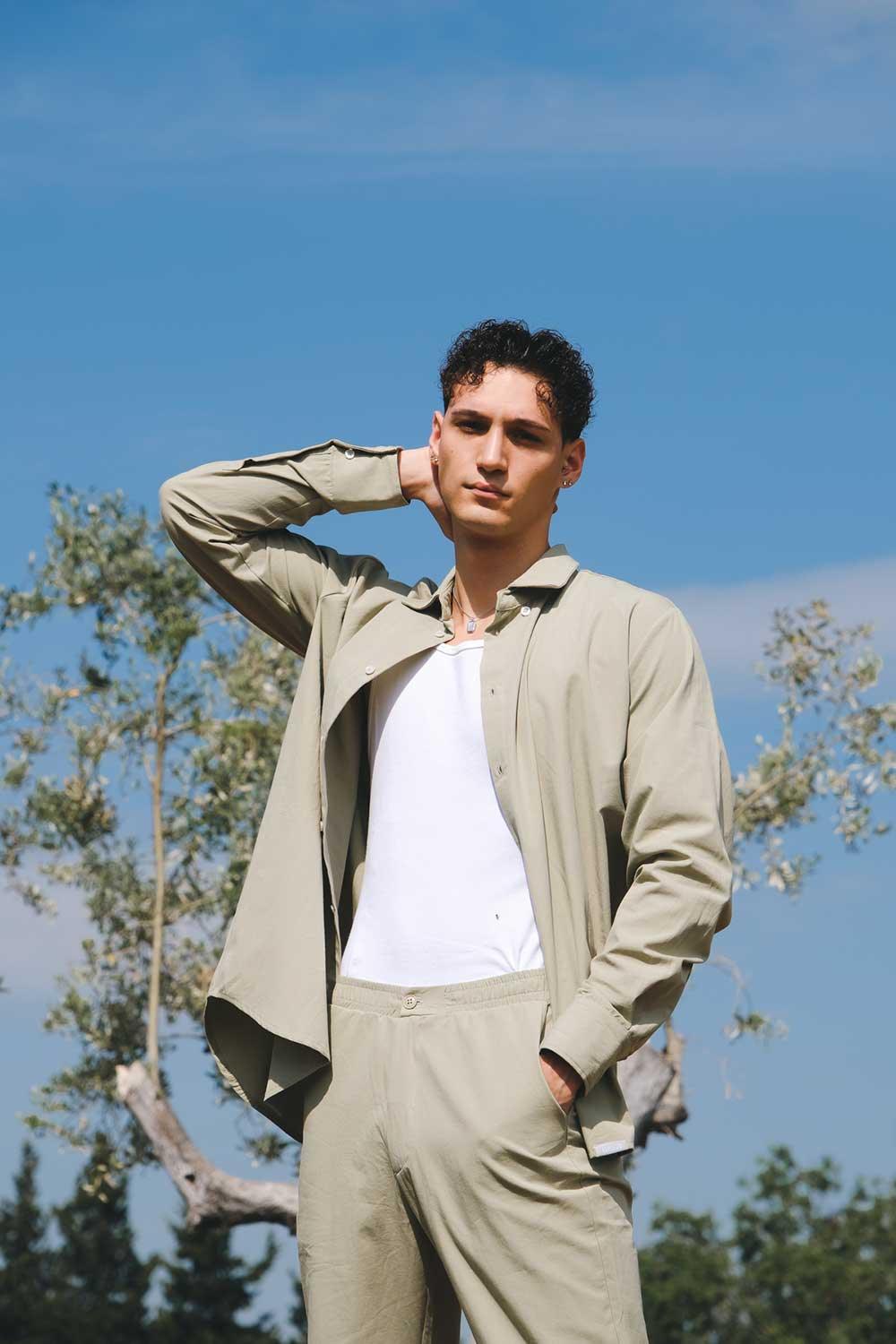 Kahshan-Adira Haki Gömlek-Gömlek-1-Milagron.com