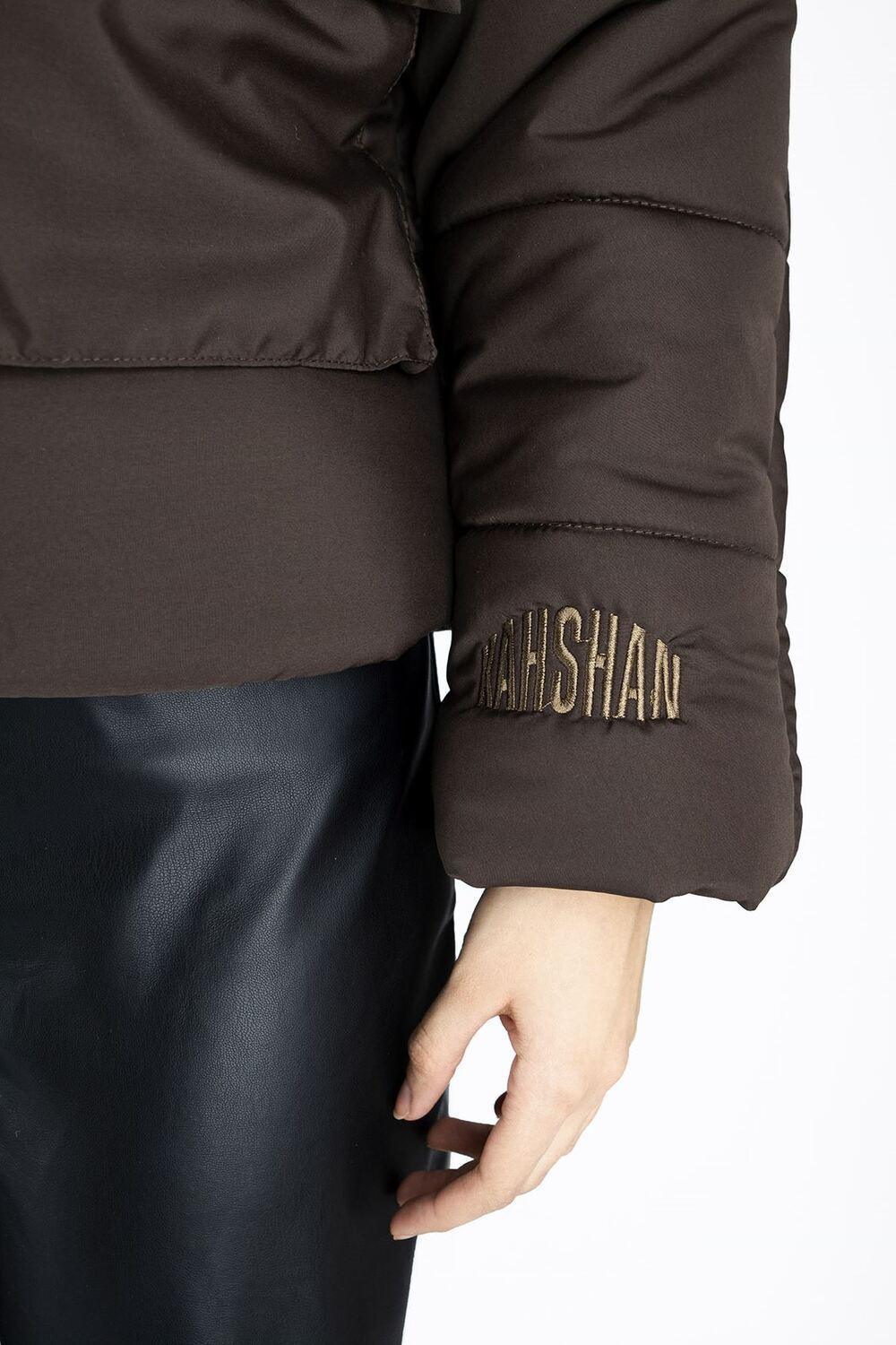 Kahshan-Chocolate 'Puffart' Padded Puffer Jacket-Mont-3-Milagron.com