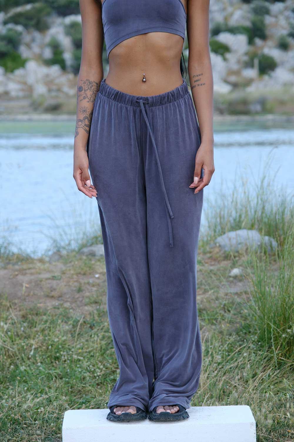 Kahshan-Medisa Füme Salaş Pantolon-Pantolon-2-Milagron.com