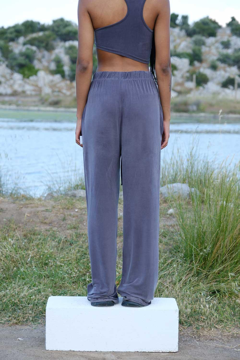 Kahshan-Medisa Füme Salaş Pantolon-Pantolon-4-Milagron.com