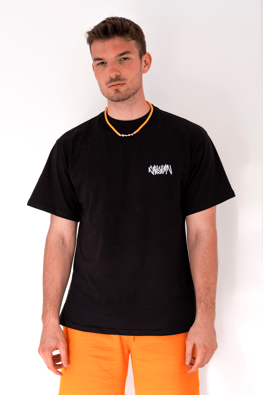 Kahshan-T-shirt Signature Basic Siyah-T-Shirts-1-Milagron.com