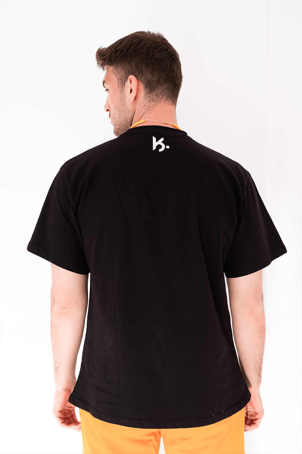 Kahshan-T-shirt Signature Basic Siyah-T-Shirts-4-Milagron.com