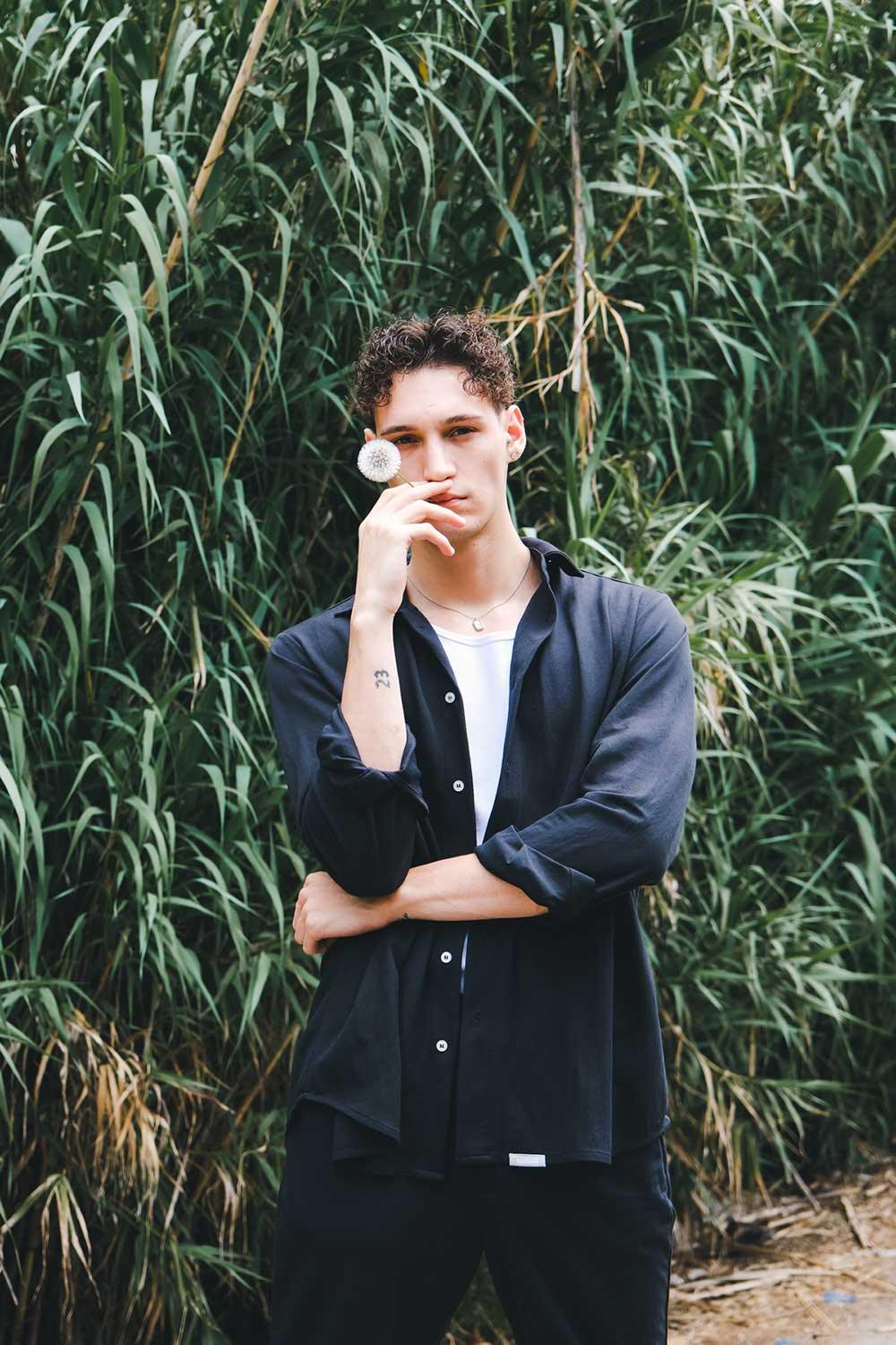 Kahshan-Zayan Siyah Gömlek-Gömlek-1-Milagron.com