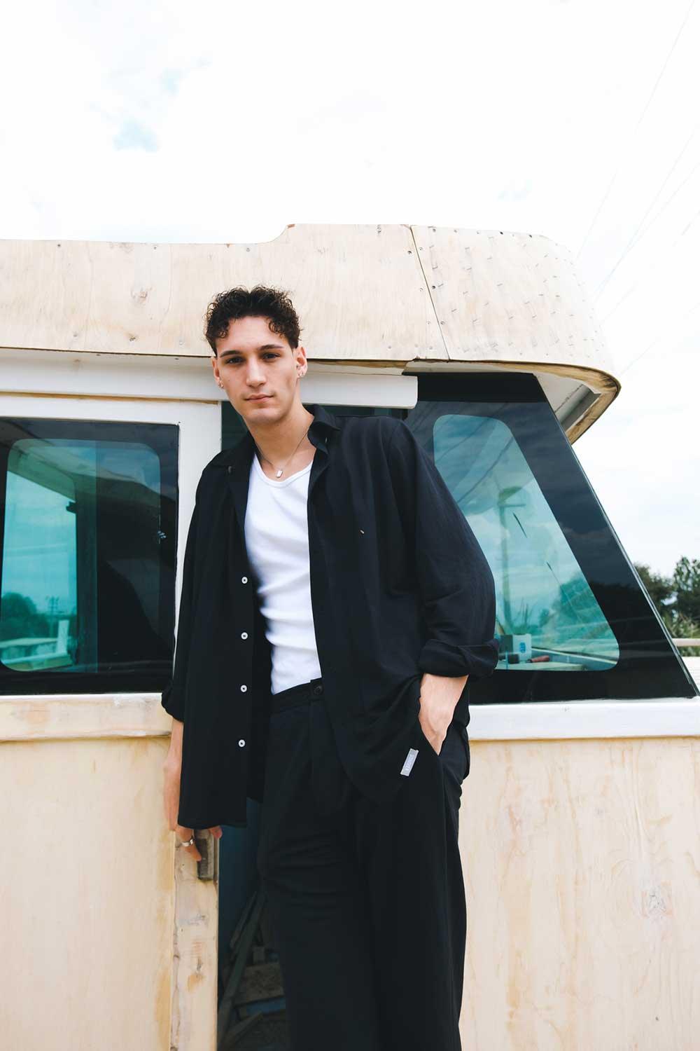 Kahshan-Zayan Siyah Gömlek-Gömlek-3-Milagron.com