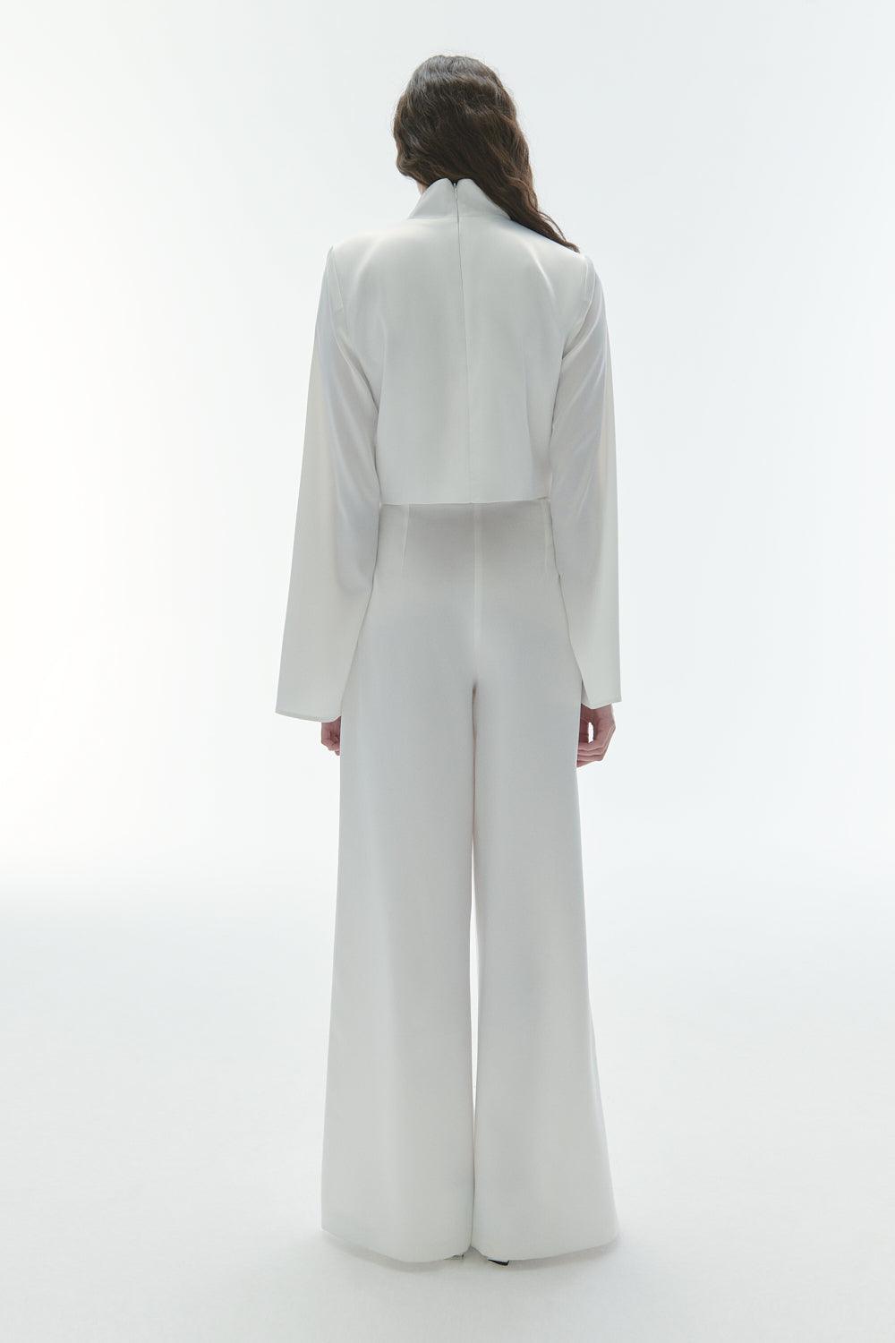 Karrla-Pia Satin Blouse-Bluz-3-Milagron.com