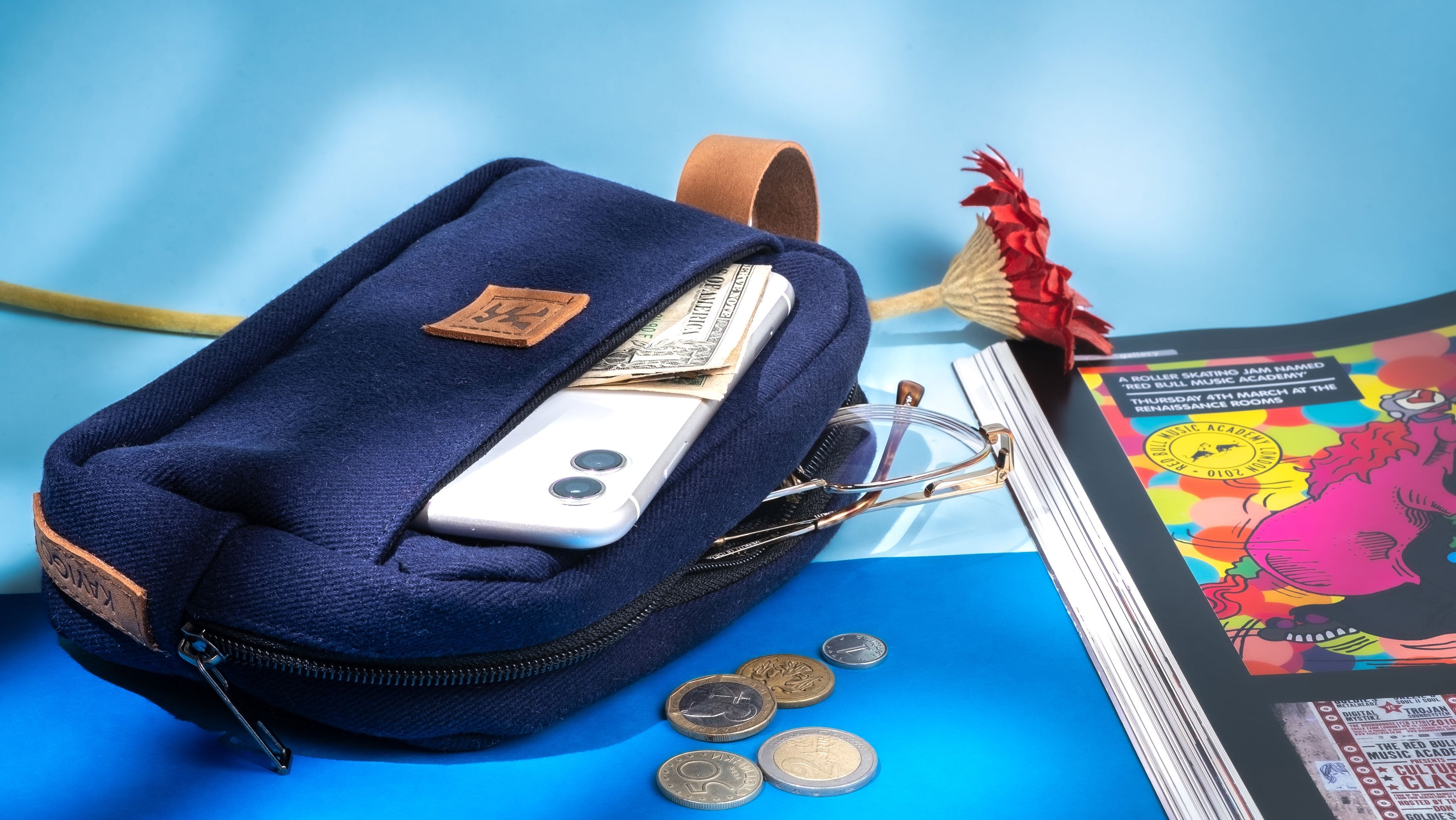 Kayigo-Bro Handy El çantası Mavi-Bavul & Seyahat Çantası-4-Milagron.com