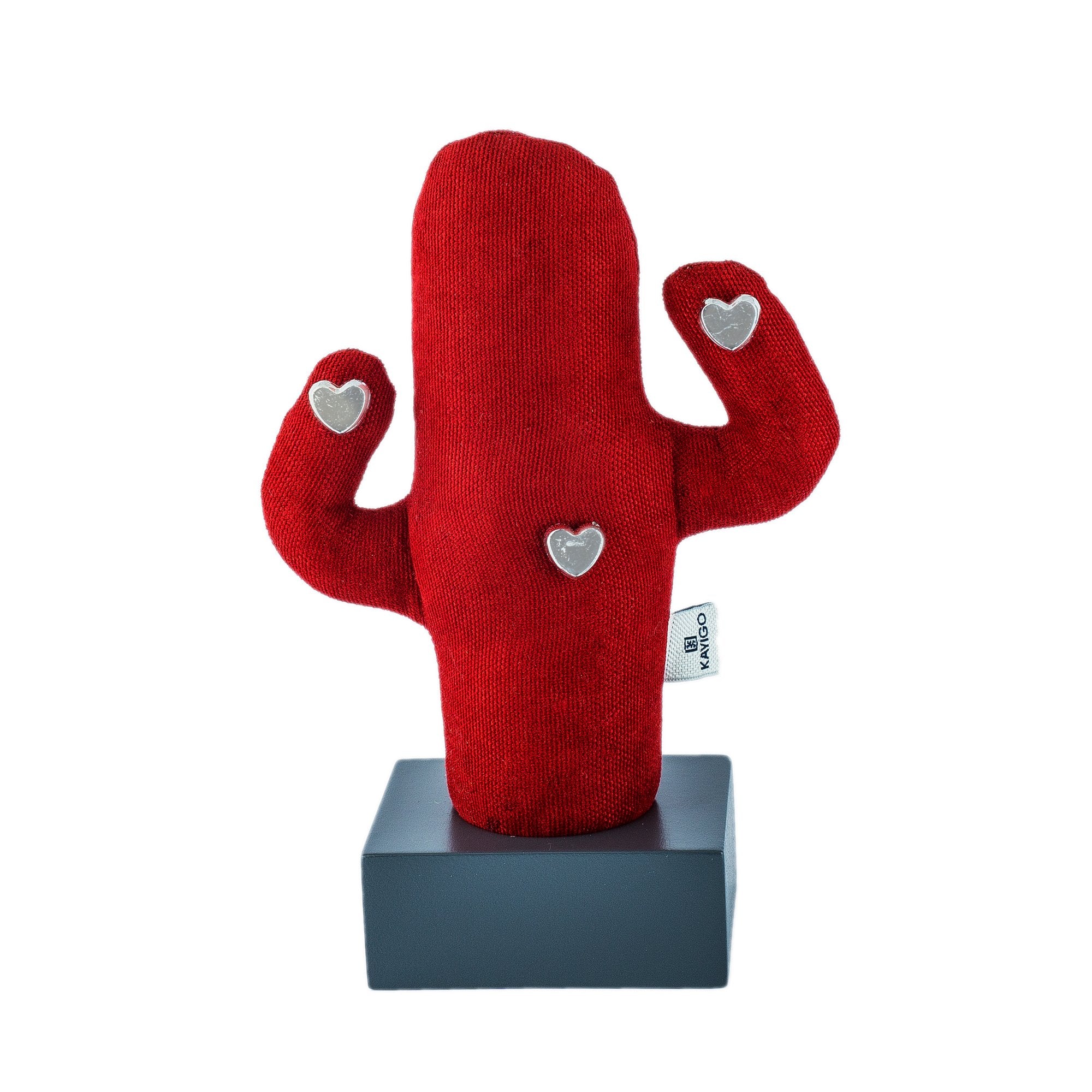 Kayigo-Cactus Lavanta Dolgulu Gri Notluk / Kırmızı Gri-Masaüstü Organizer-1-Milagron.com