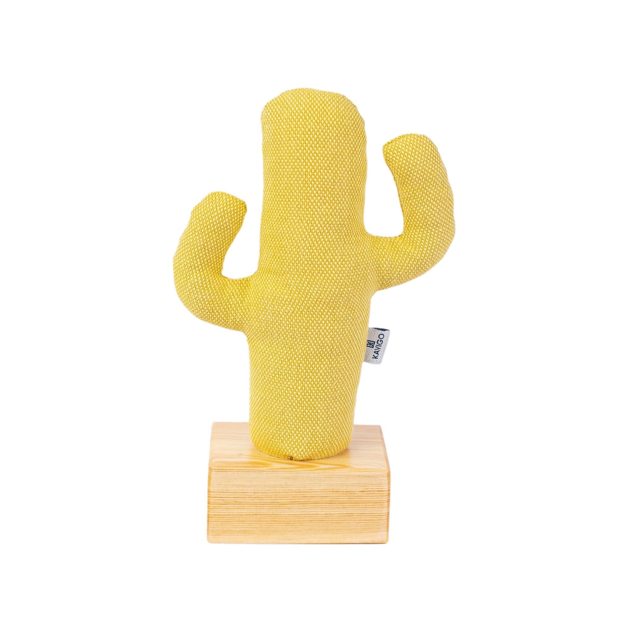 Kayigo-Cactus Lavanta Dolgulu Notluk / Ahşap Sarı-Masaüstü Organizer-1-Milagron.com