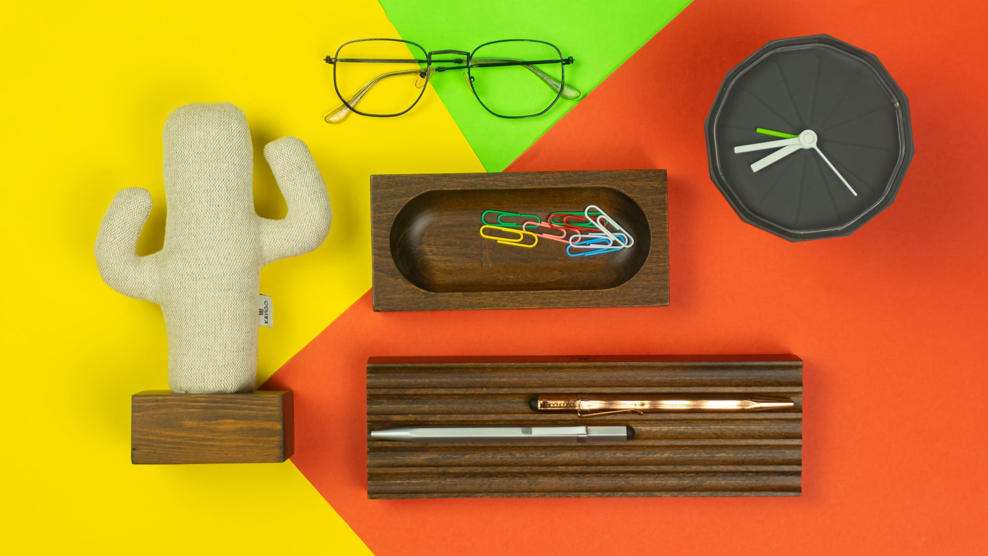 Kayigo-Cactus Lavanta Dolgulu Notluk-Masaüstü Organizer-3-Milagron.com