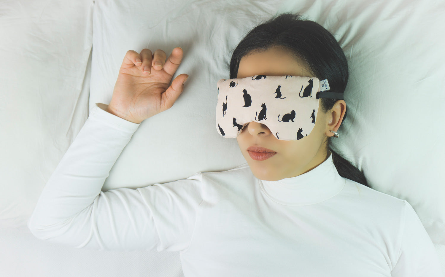 Kayigo-Cooly Göz Yastığı Pembe Renk-Göz Bandı-2-Milagron.com