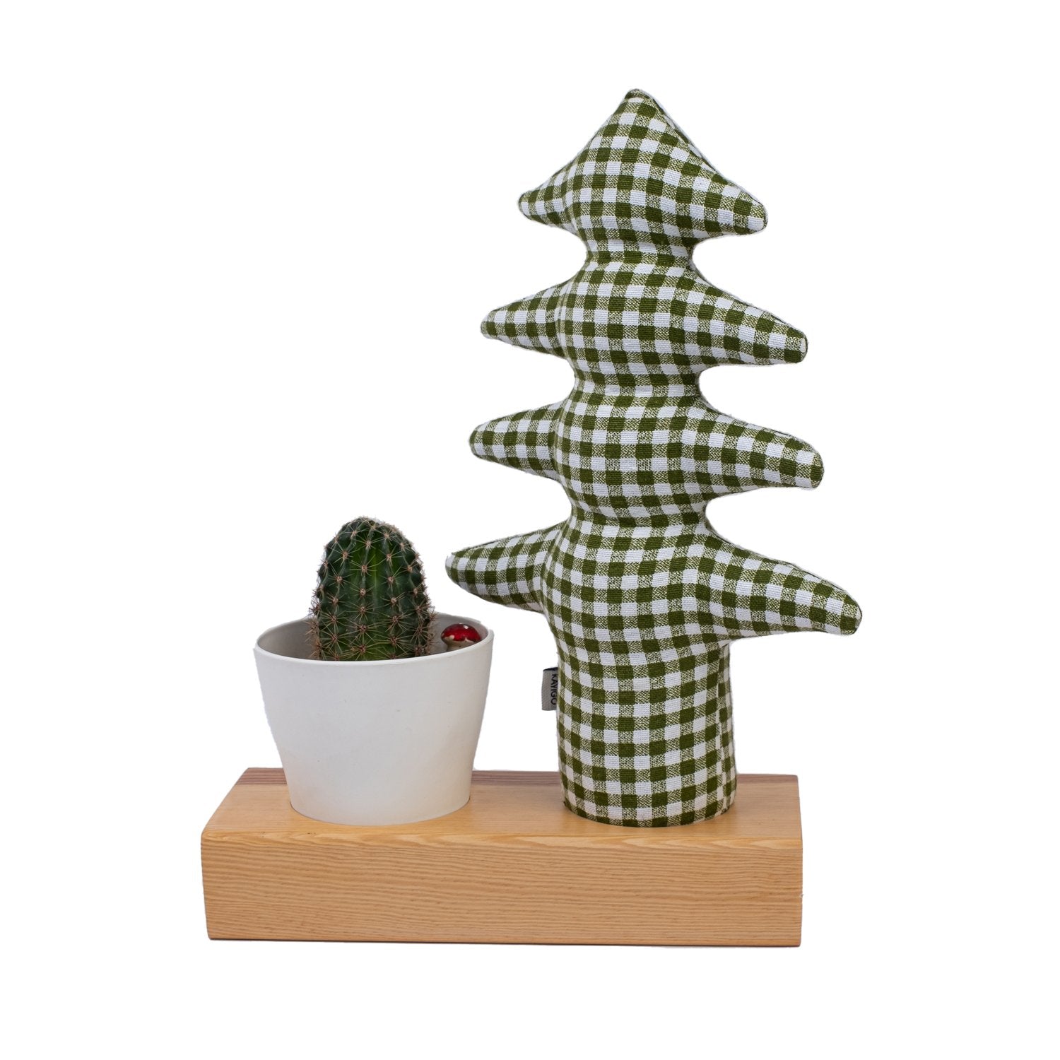 Kayigo-Flowery Saksılı Notluk Pötikareli çam-Masaüstü Organizer-1-Milagron.com