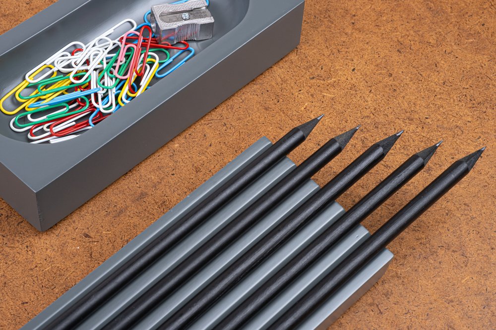 Kayigo-Gri Woody İkili Ofis Seti-Masaüstü Organizer-2-Milagron.com