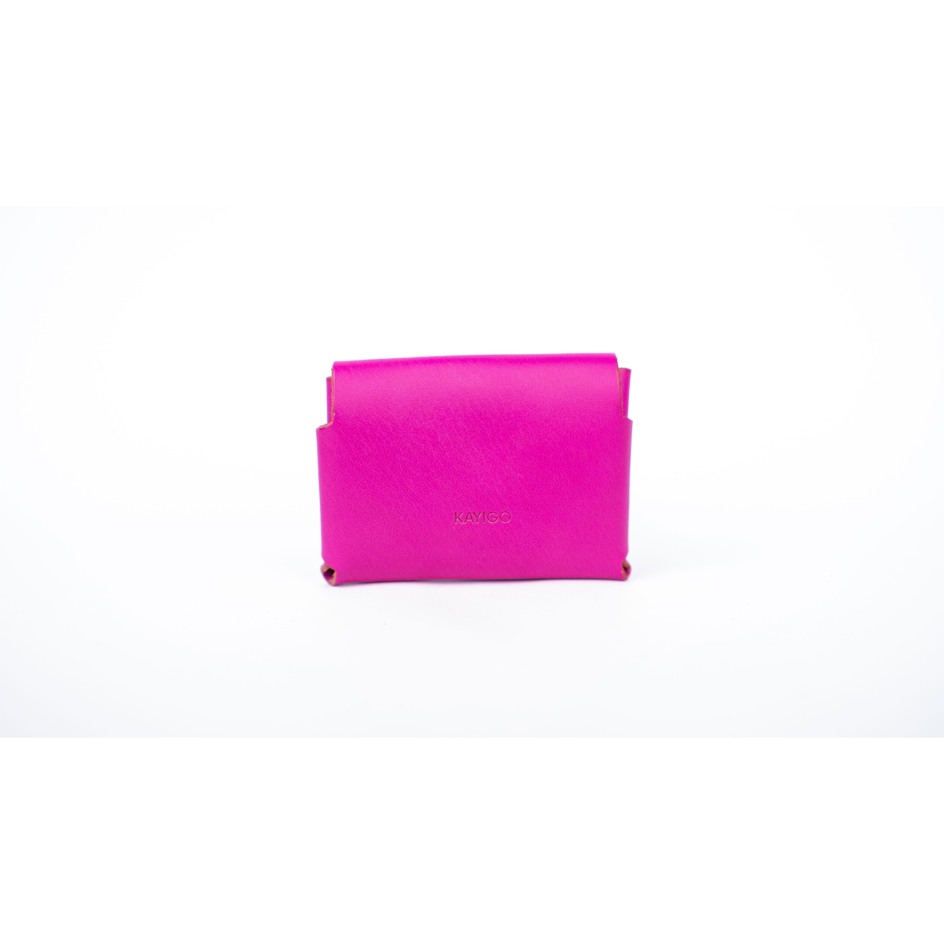 Kayigo-Kamil Kartvizitlik / Kulaklık çantası Fuşya-Airpods Kılıfları-1-Milagron.com