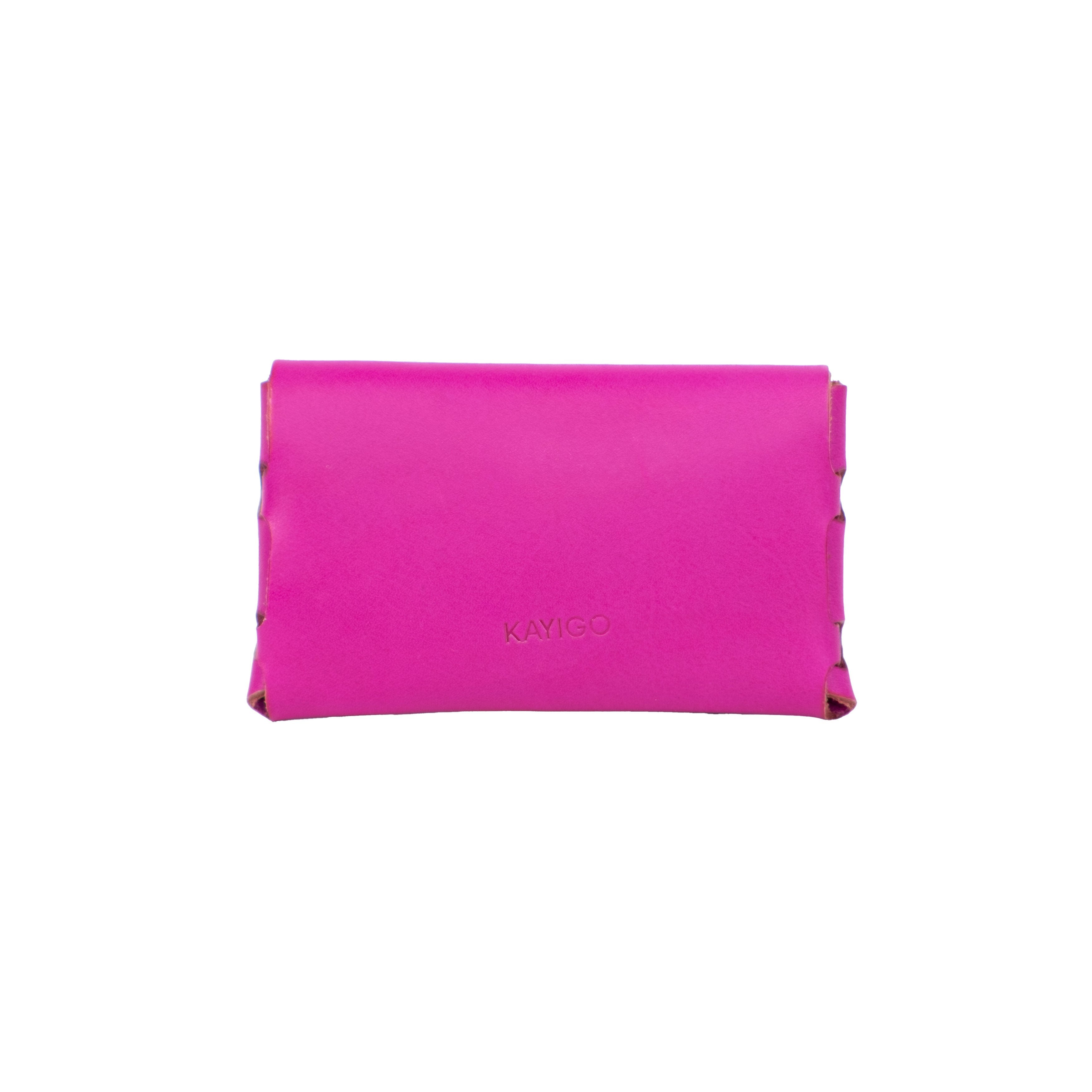 Kayigo-Marsel Kartvizitlik / Kulaklık çantası Fuşya-Cüzdan & Kartlık-2-Milagron.com