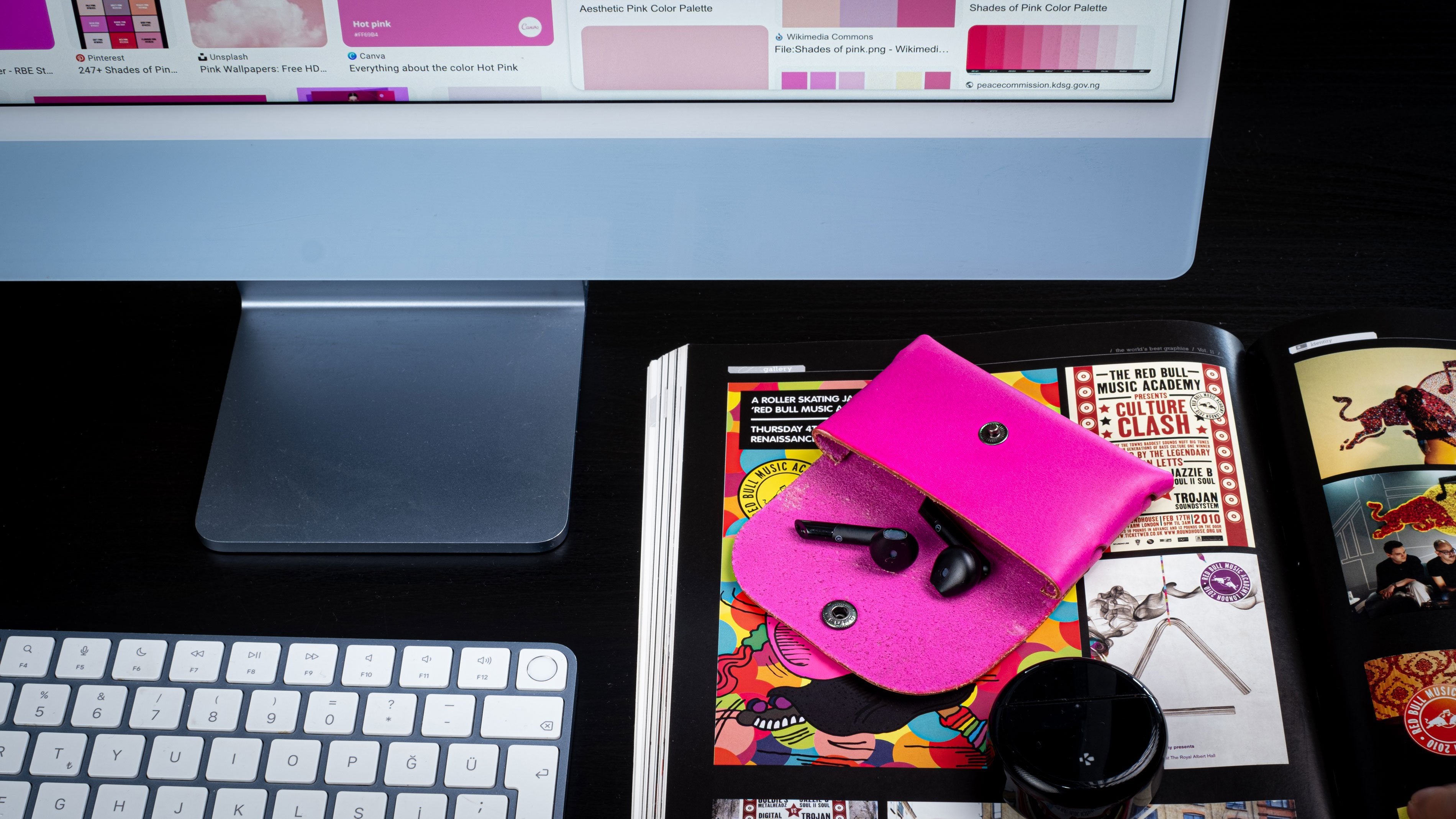 Kayigo-Marsel Kartvizitlik / Kulaklık çantası Fuşya-Cüzdan & Kartlık-3-Milagron.com