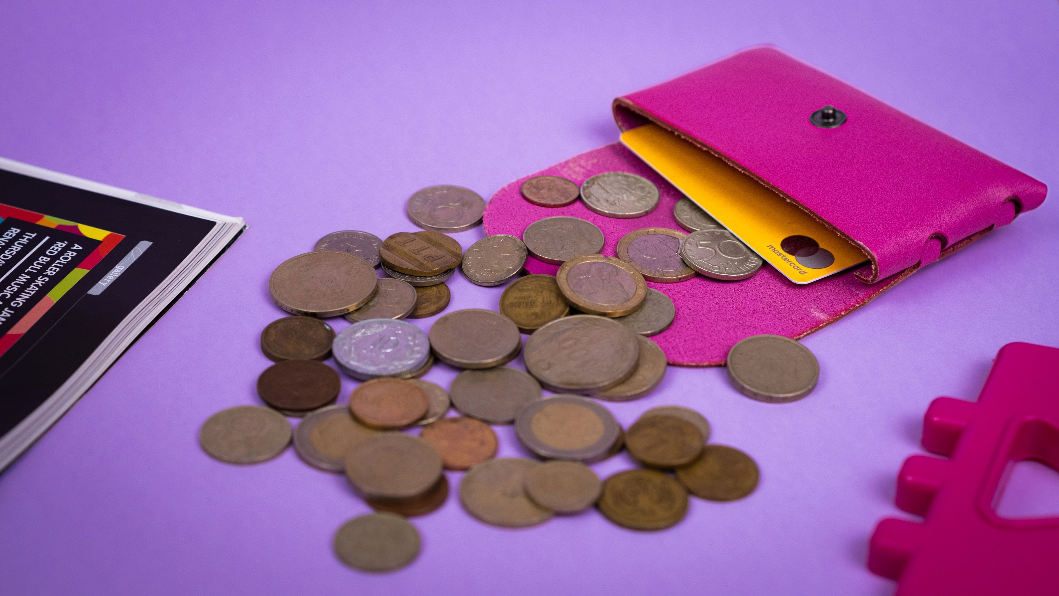 Kayigo-Marsel Kartvizitlik / Kulaklık çantası Fuşya-Cüzdan & Kartlık-5-Milagron.com