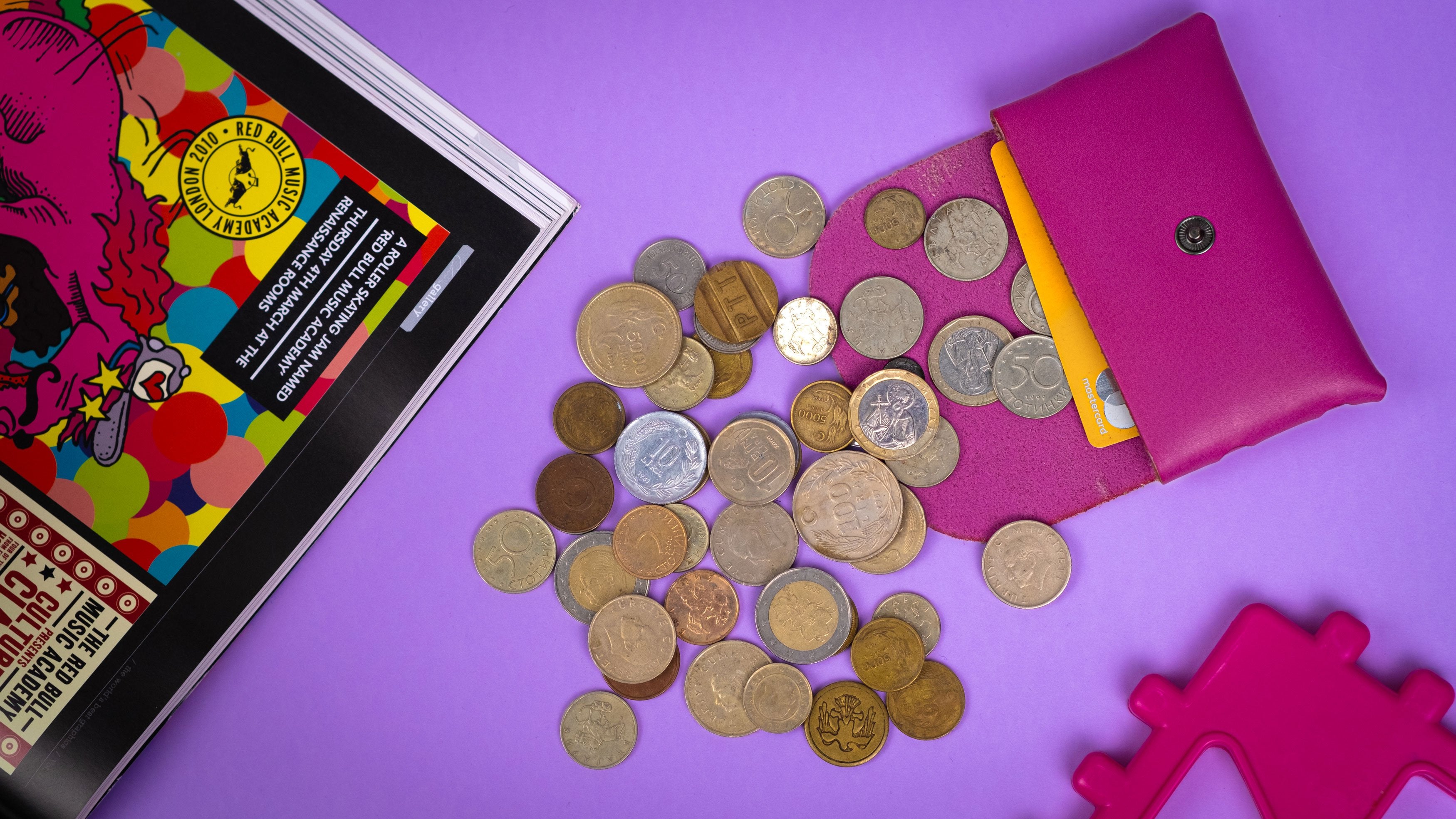 Kayigo-Marsel Kartvizitlik / Kulaklık çantası Fuşya-Cüzdan & Kartlık-6-Milagron.com