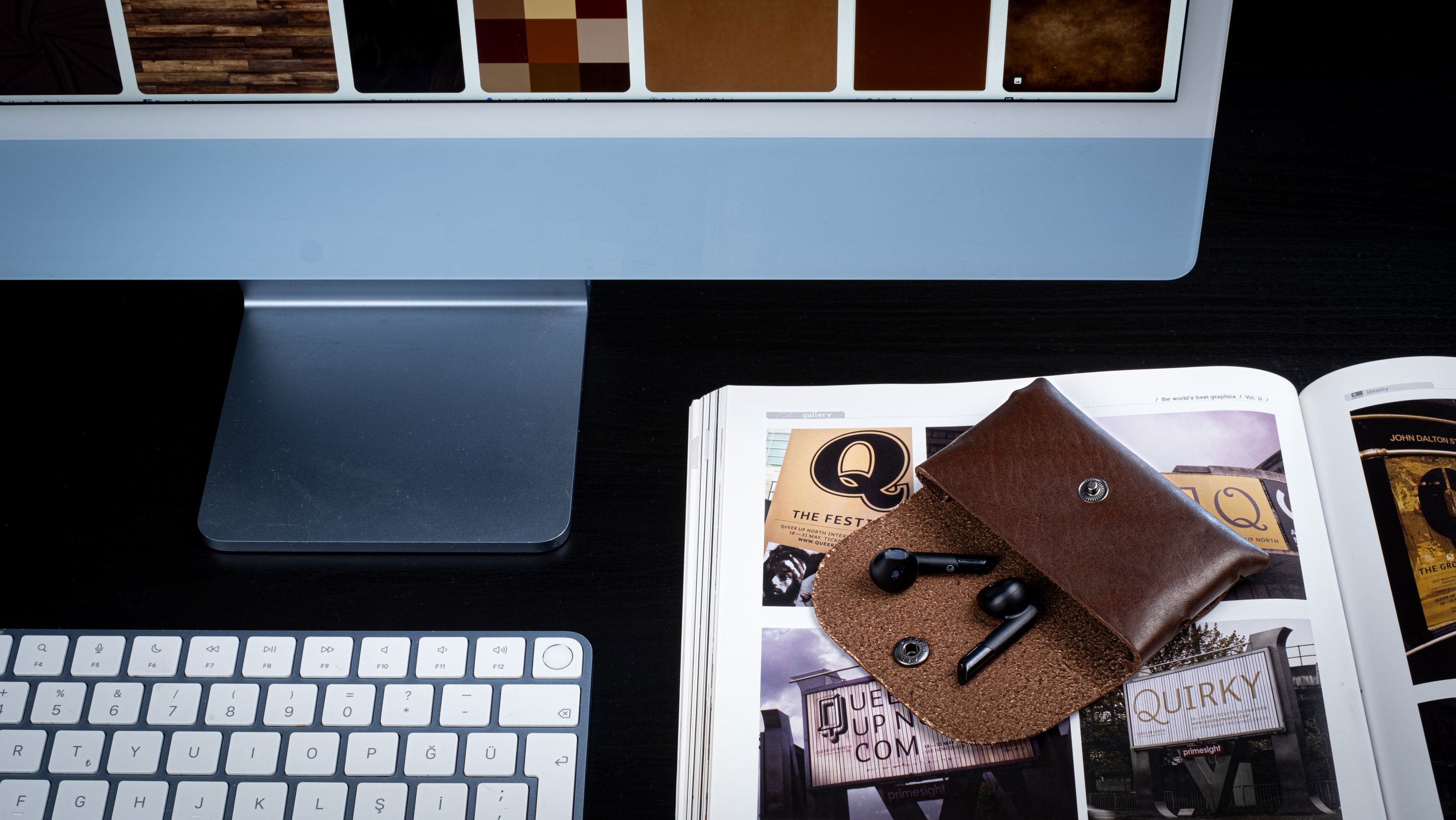 Kayigo-Marsel Kartvizitlik / Kulaklık çantası Kahverengi-Cüzdan & Kartlık-3-Milagron.com